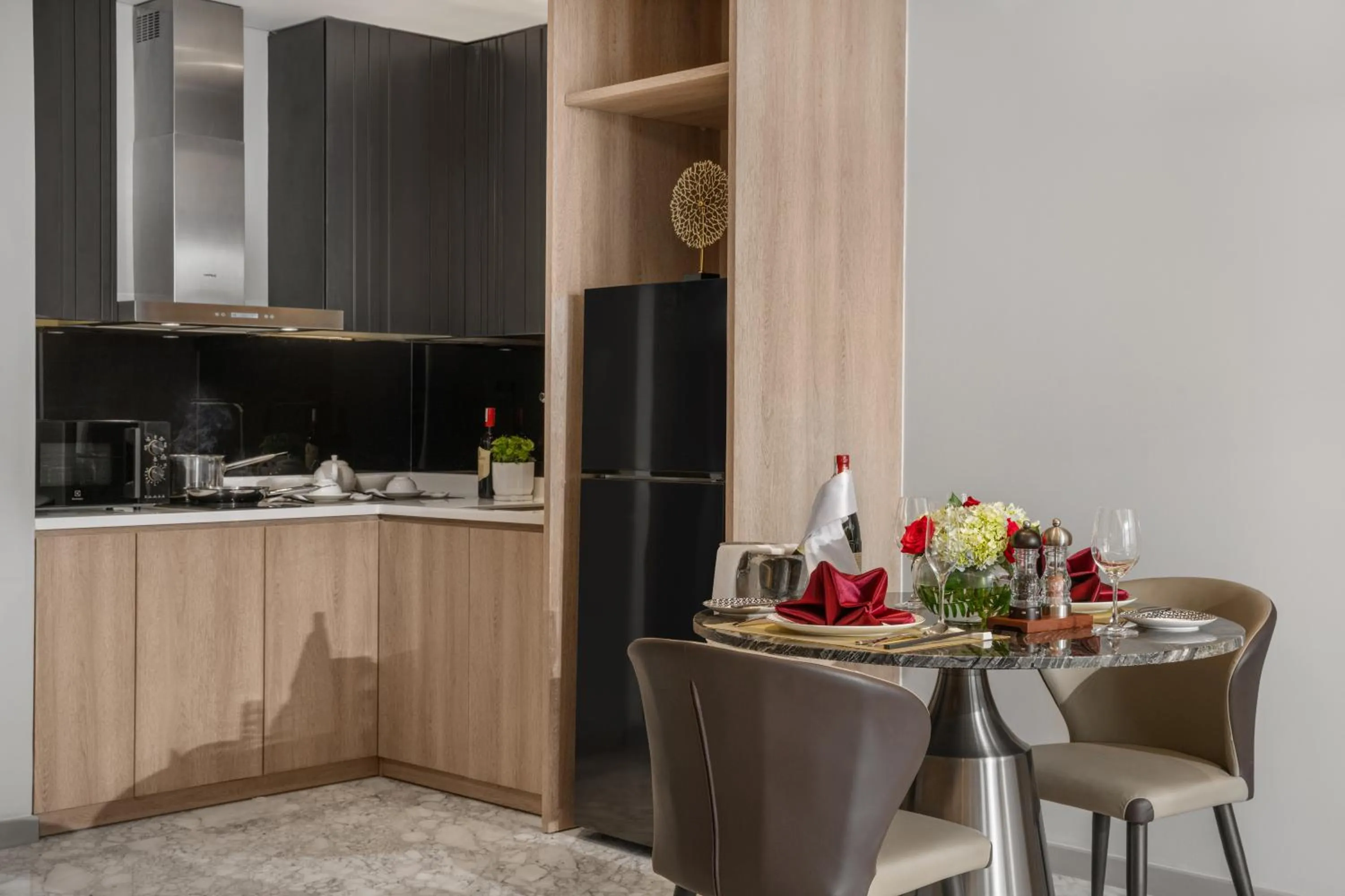 Kitchen or kitchenette in Crowne Plaza Danang City Centre by IHG