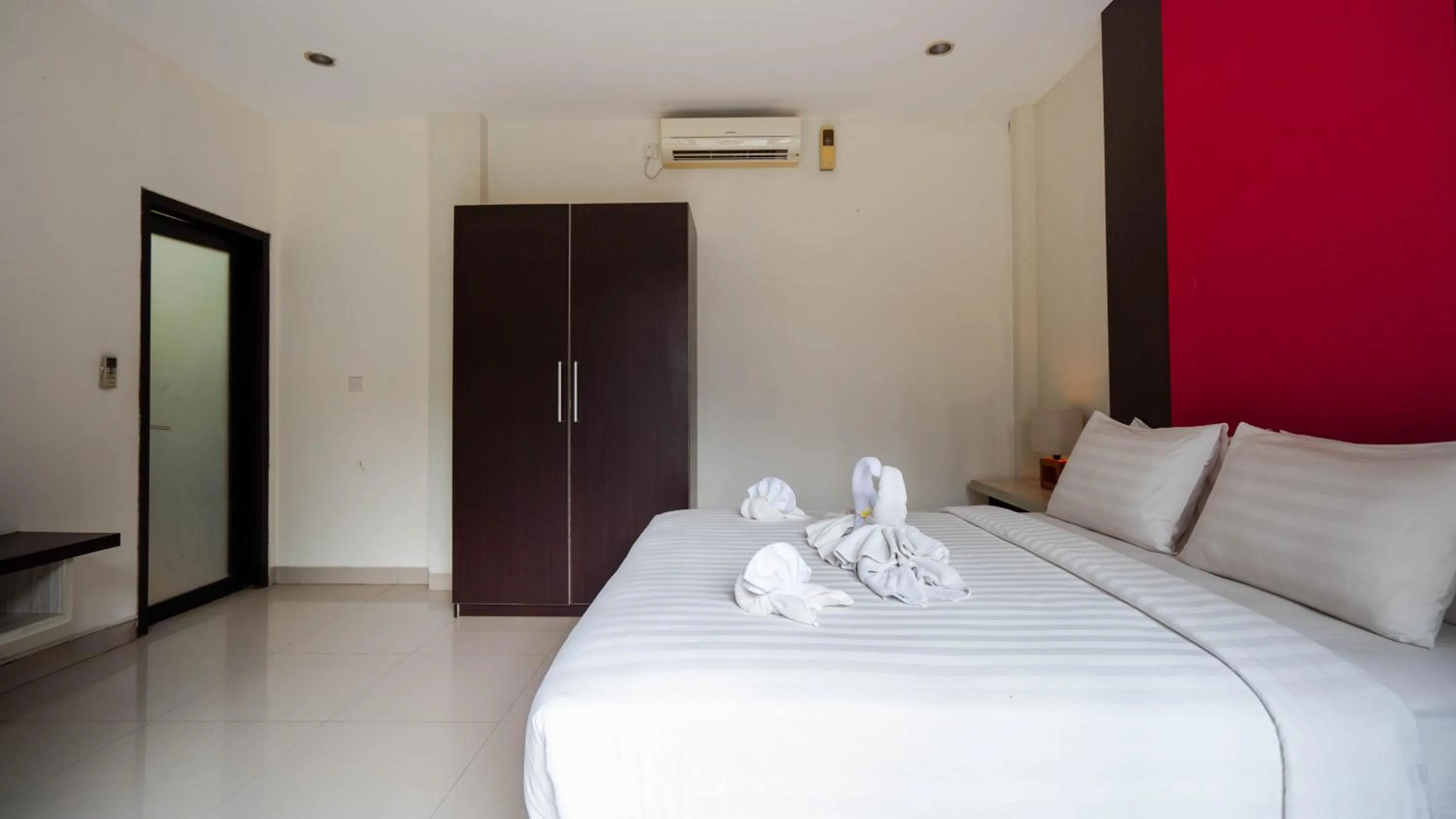 Bedroom, Bed in The Lavana Bali Radiance Villa Canggu