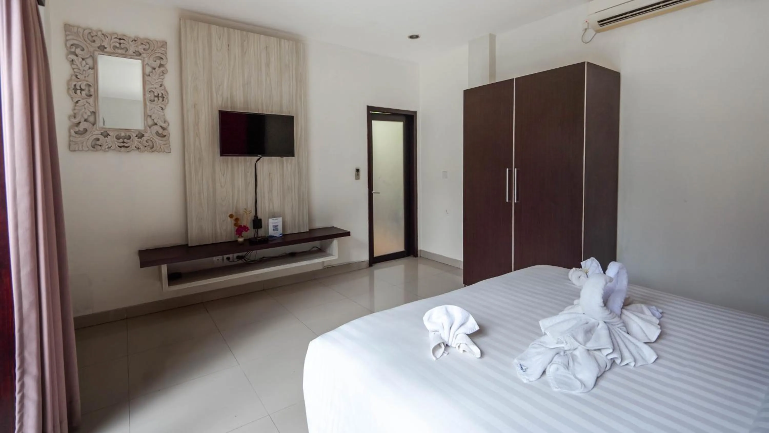 Bedroom, Bed in The Lavana Bali Radiance Villa Canggu