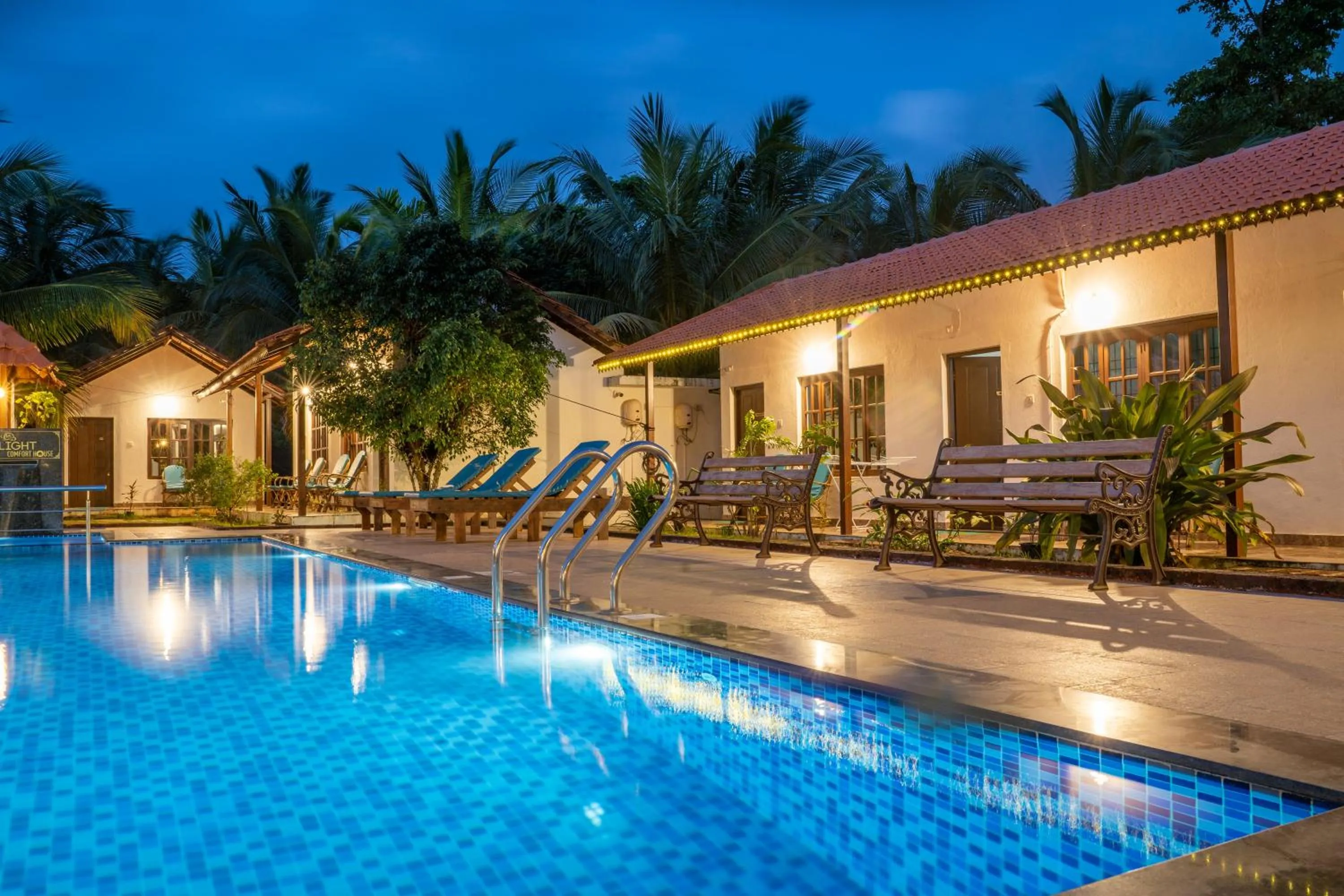 Property building in DhanRains Moonlight Retreat Cottages