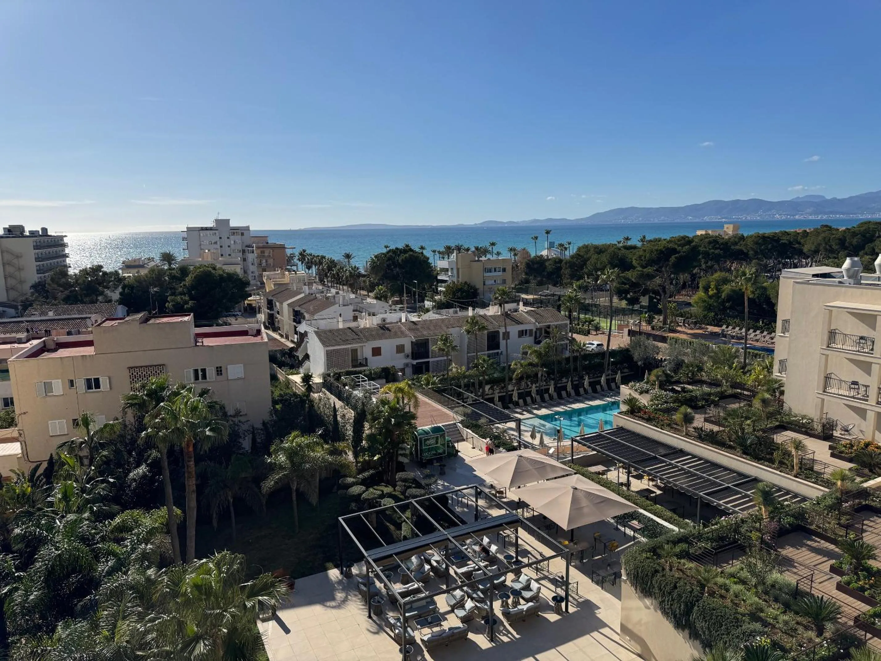 Sea view in Hotel Paradiso Garden