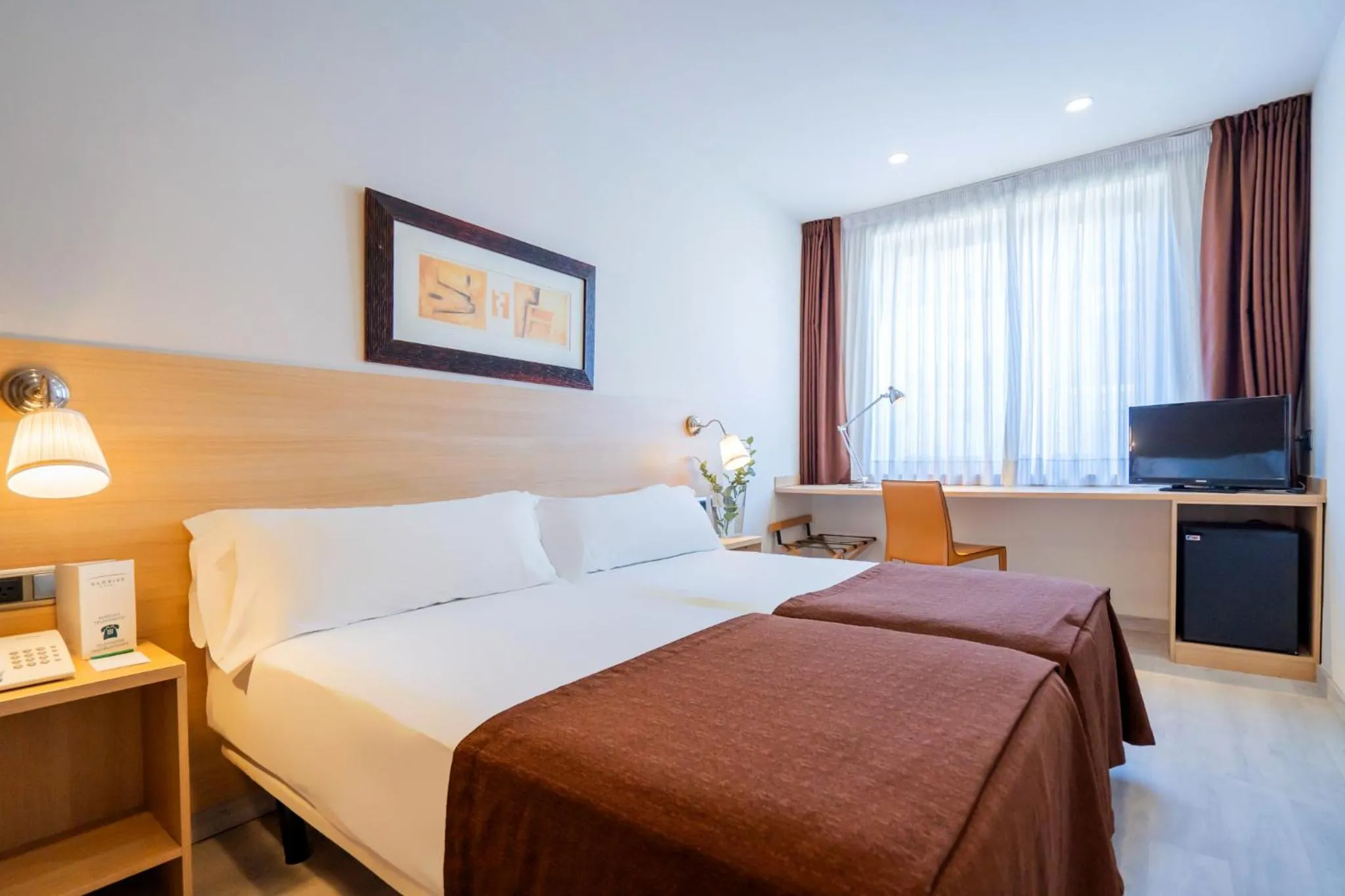 Bed in Hotel Glòries