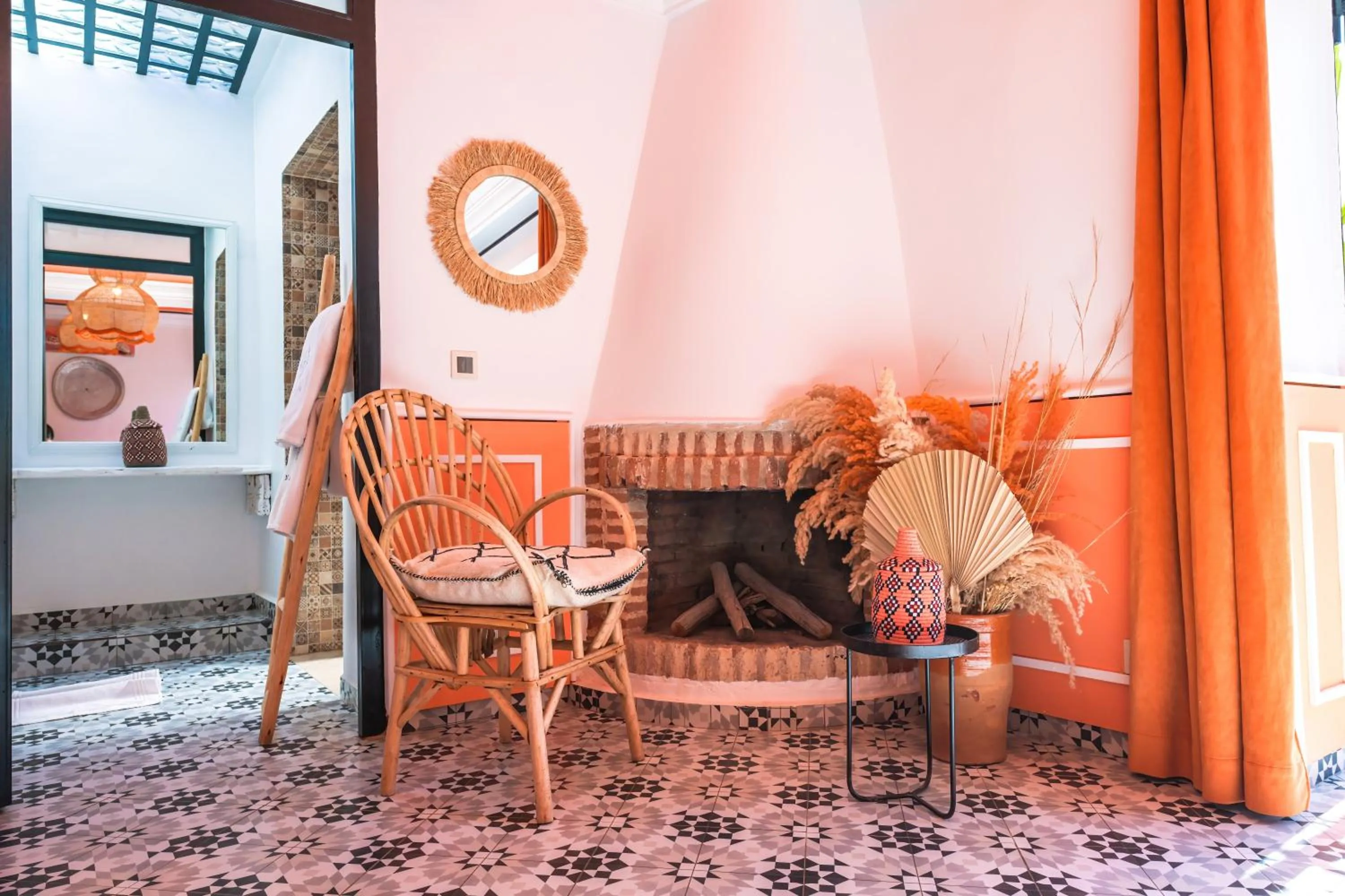 Seating area in Maison Daouia