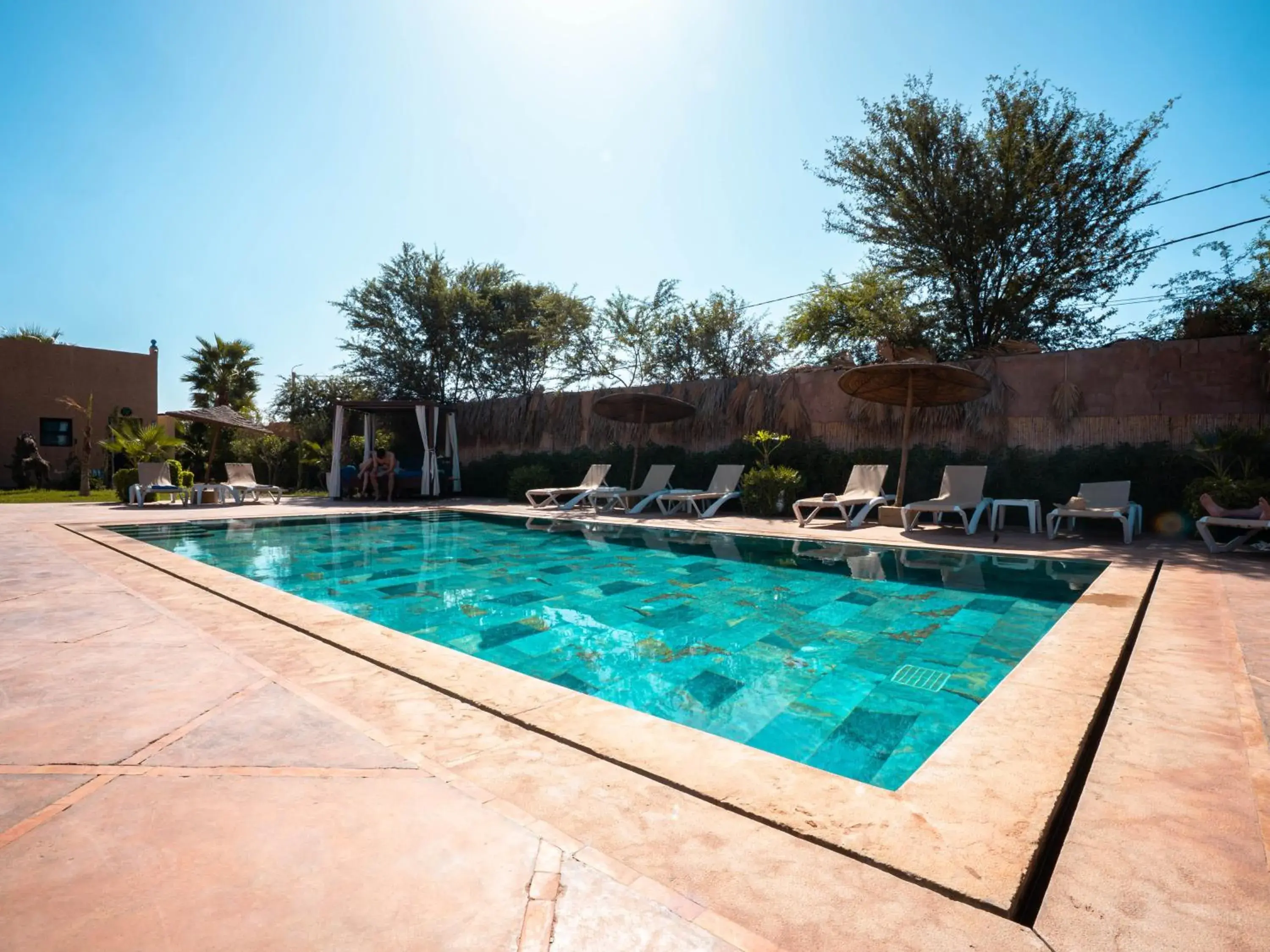 Pool view in Maison Daouia Pool view in Maison Daouia