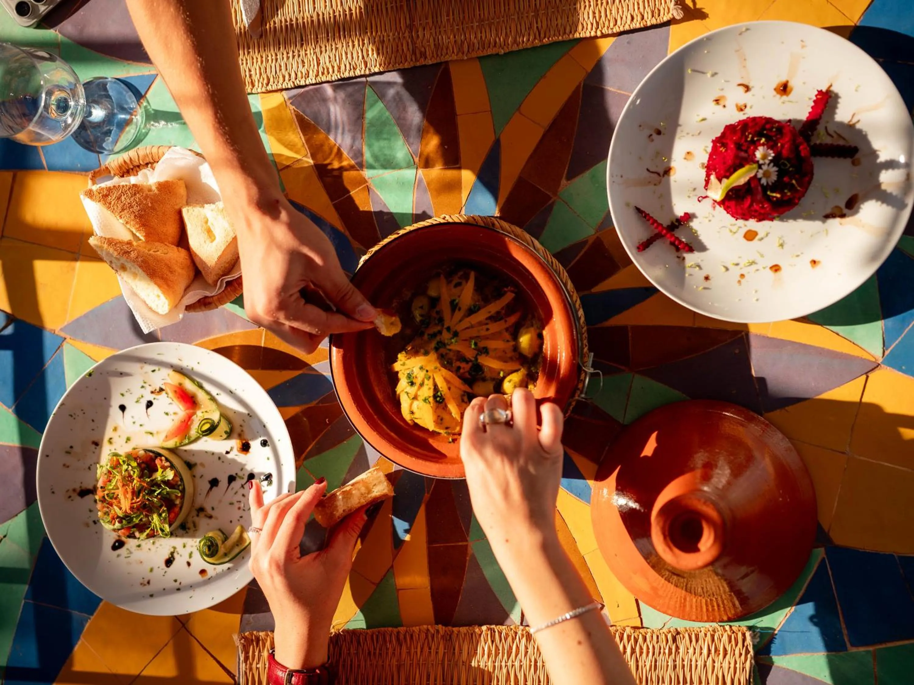 Food and drinks in Maison Daouia