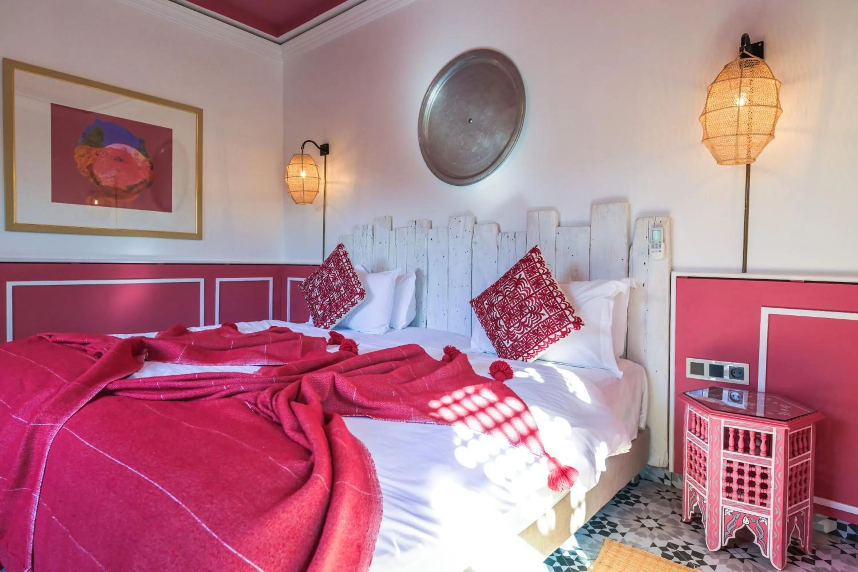 Bedroom, Bed in Maison Daouia