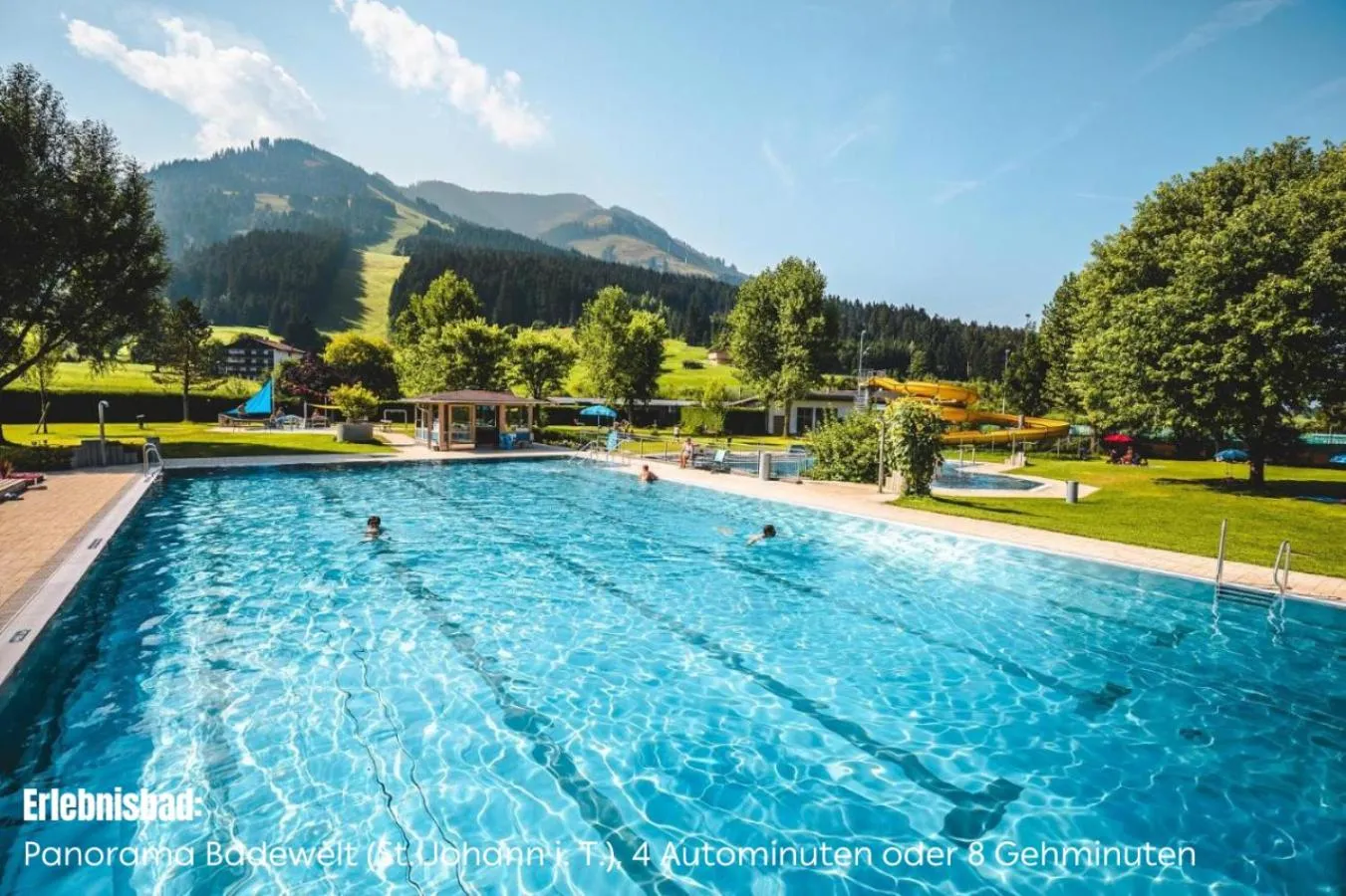 Swimming pool in Hotel Crystal - KitzHorn Suites