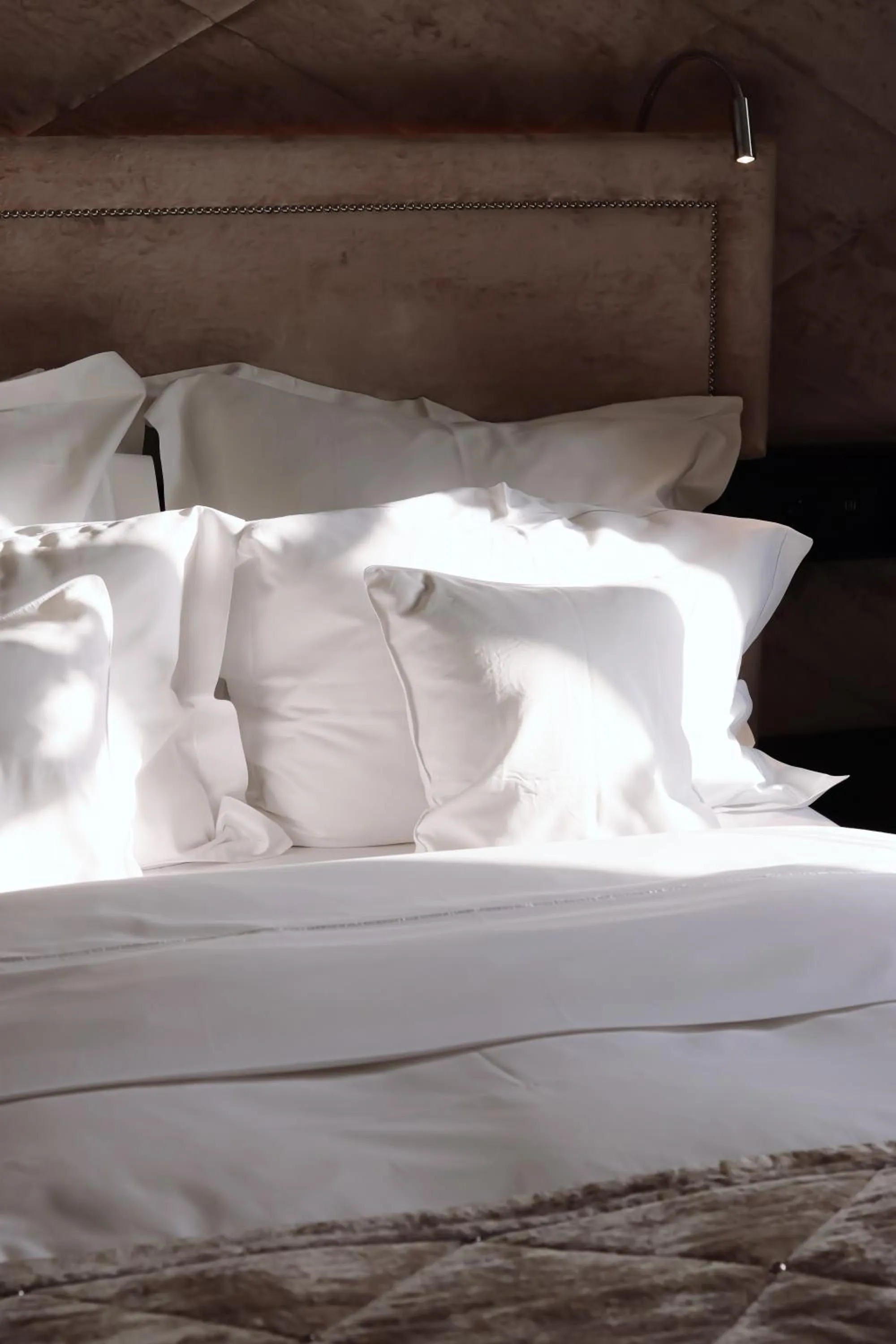 Bed in Hotel Crystal - KitzHorn Suites