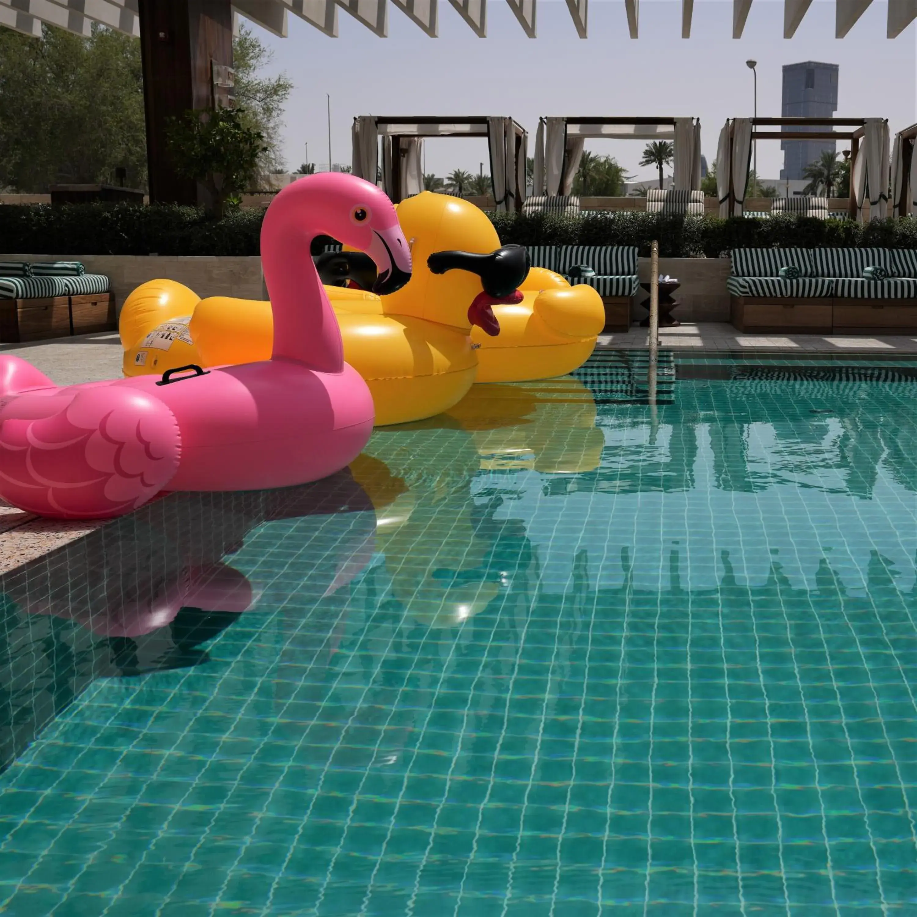 Swimming pool in The Ned Doha Swimming pool in The Ned Doha