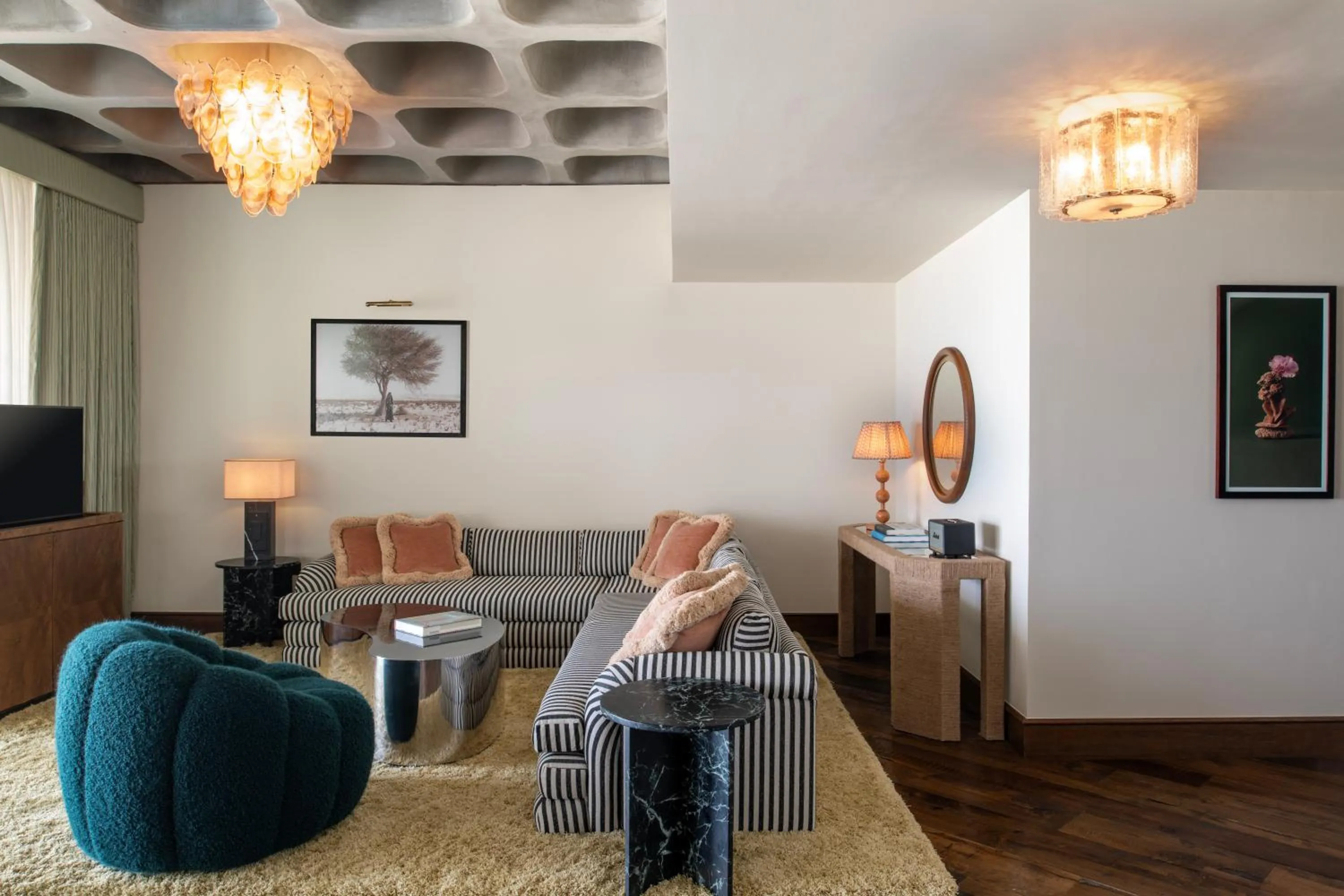 Living room in The Ned Doha