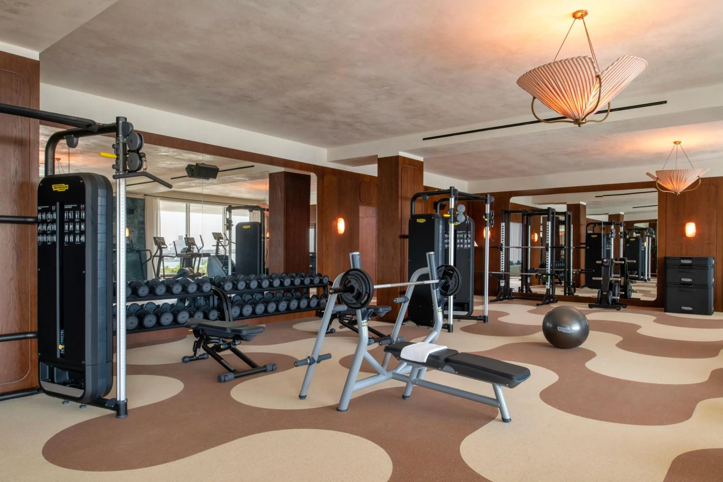 Fitness centre/facilities in The Ned Doha