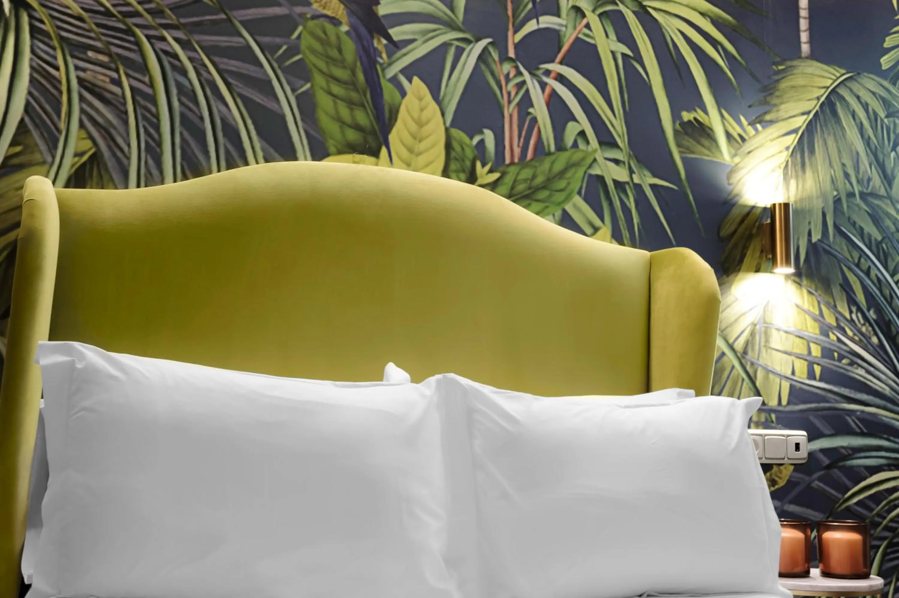 Decorative detail, Bed in Hotel Los Girasoles by Maxi Hoteles
