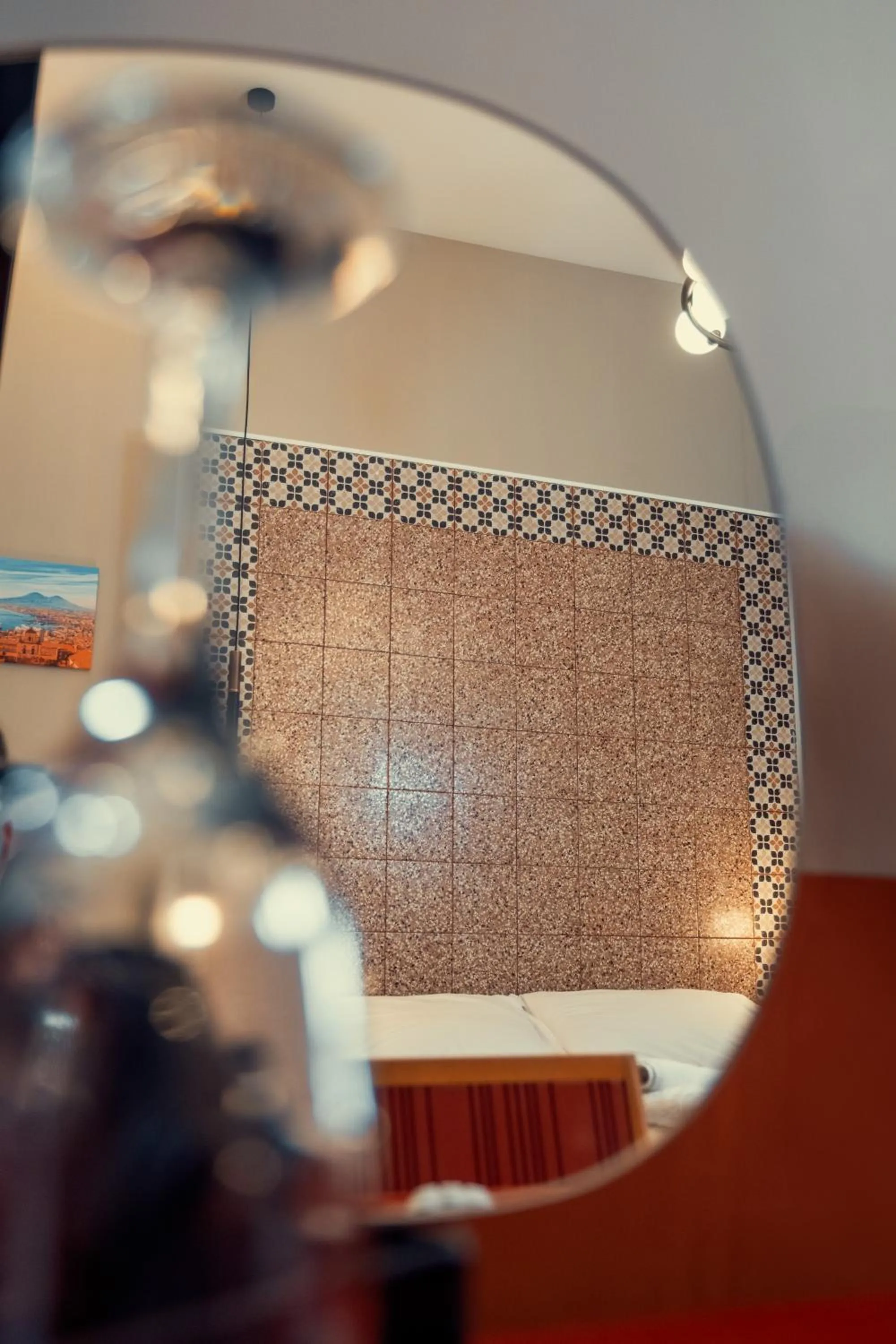 Bed in Occhi di Napoli Experiential Relais