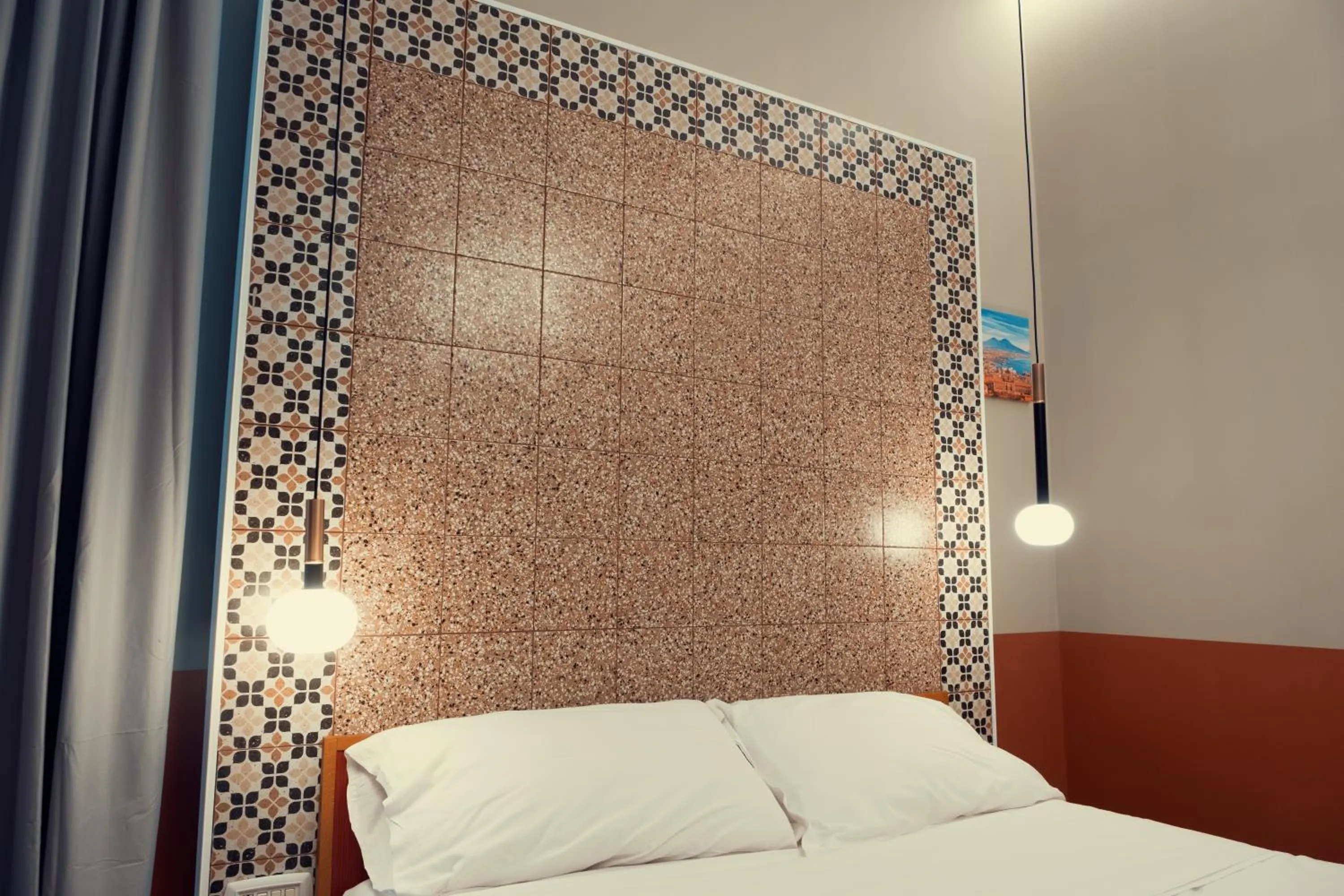 Bed in Occhi di Napoli Experiential Relais