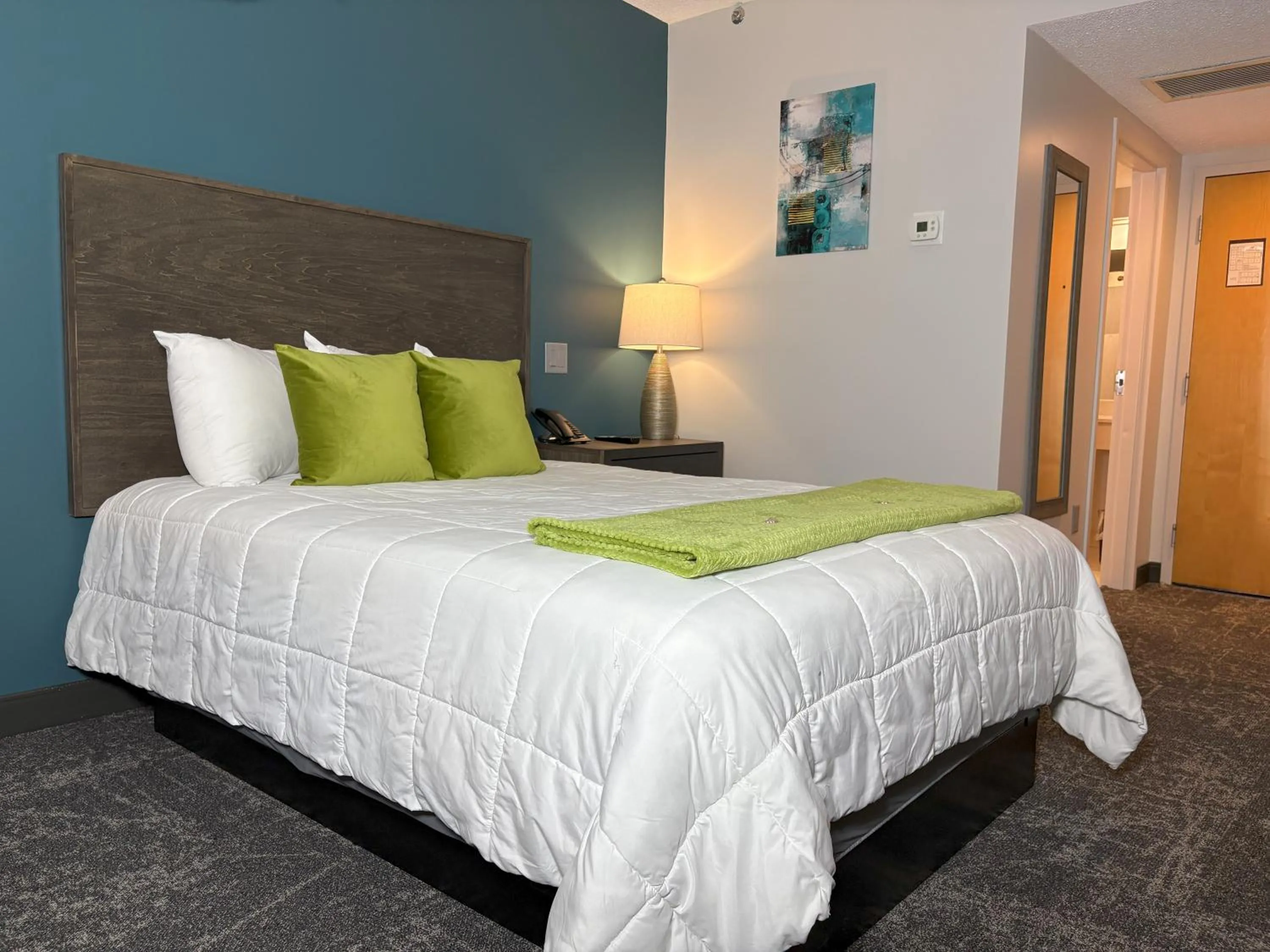 Bed in The Northeastland Hotel