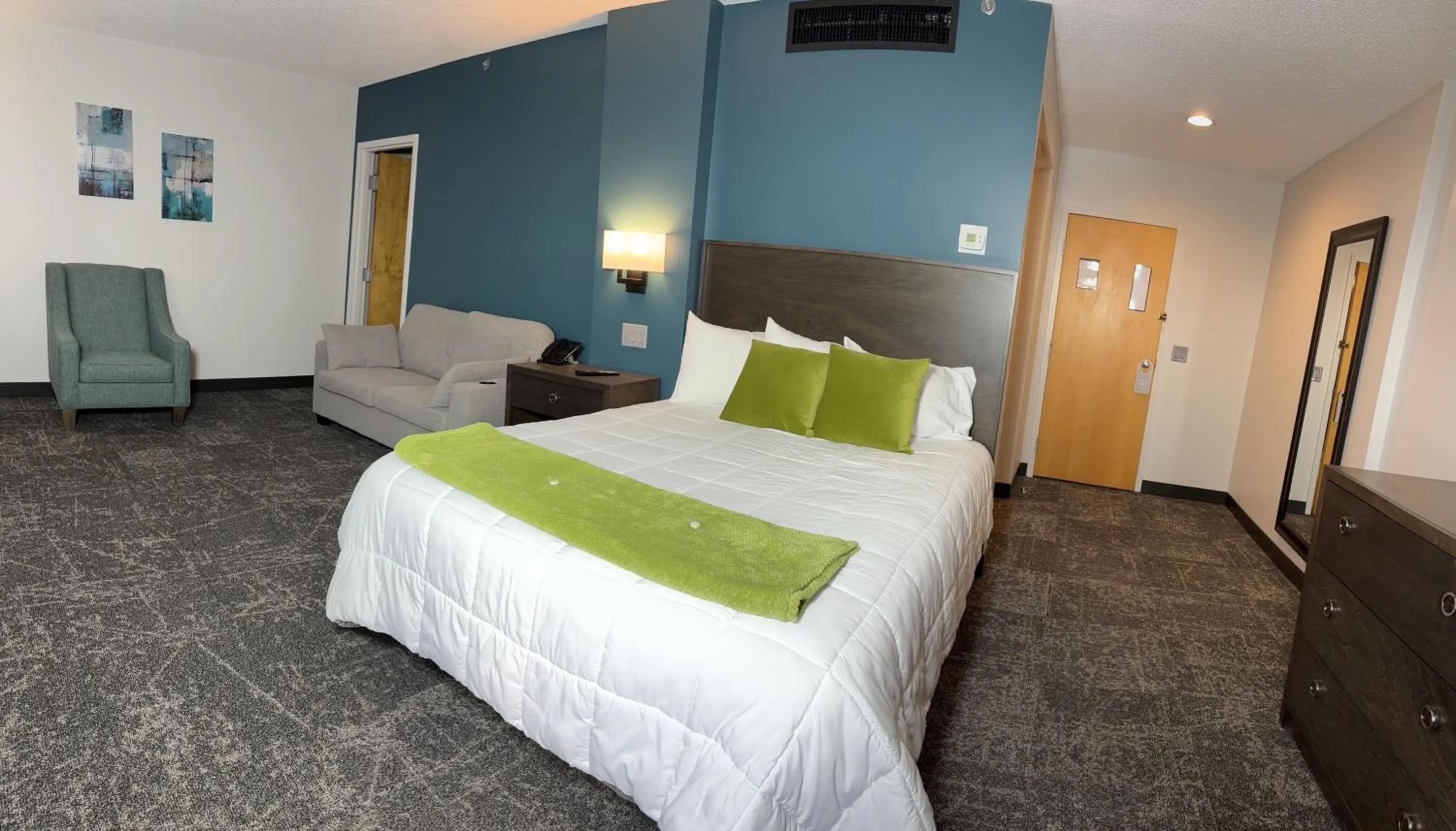 Bed in The Northeastland Hotel