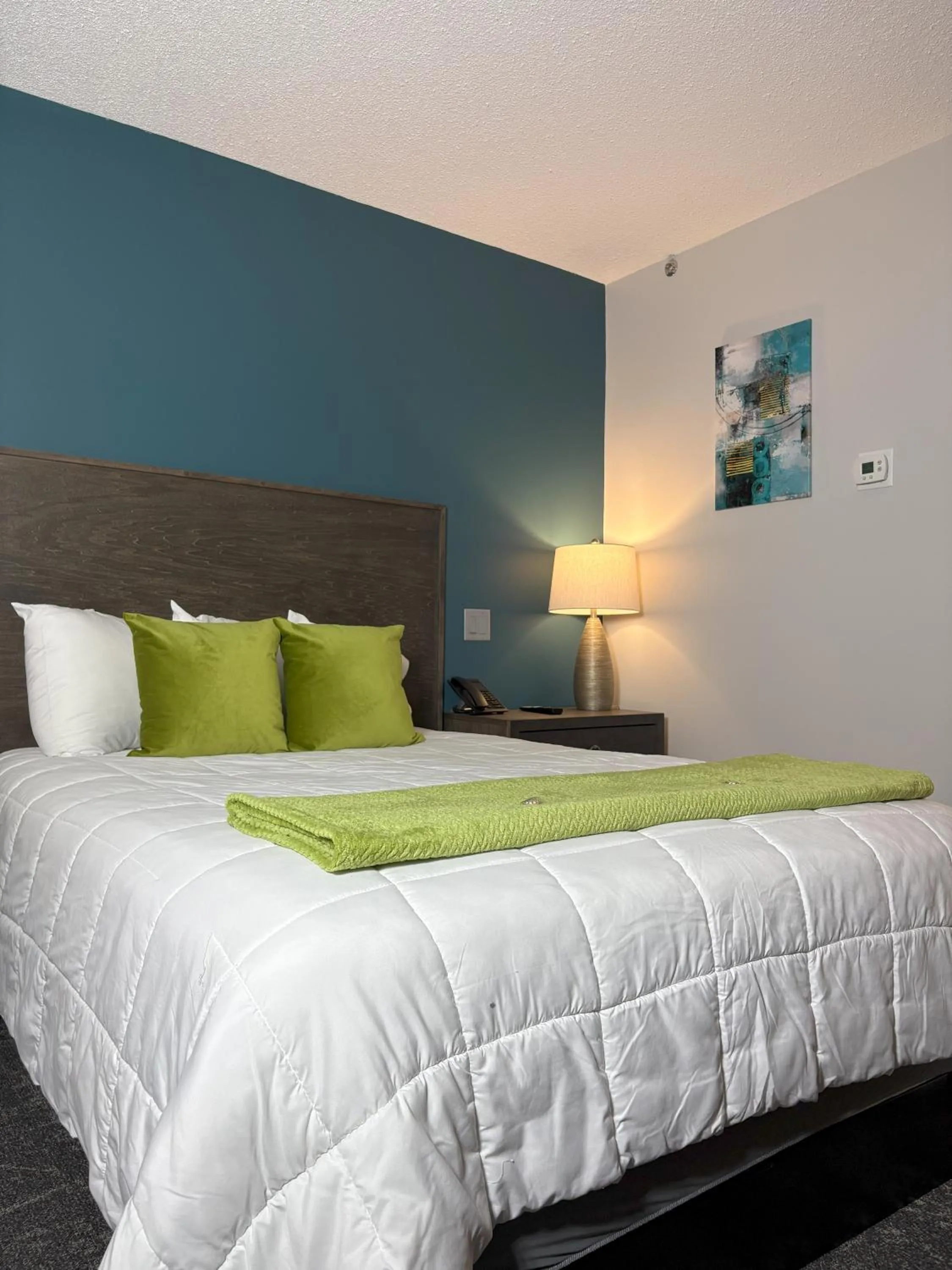 Bed in The Northeastland Hotel