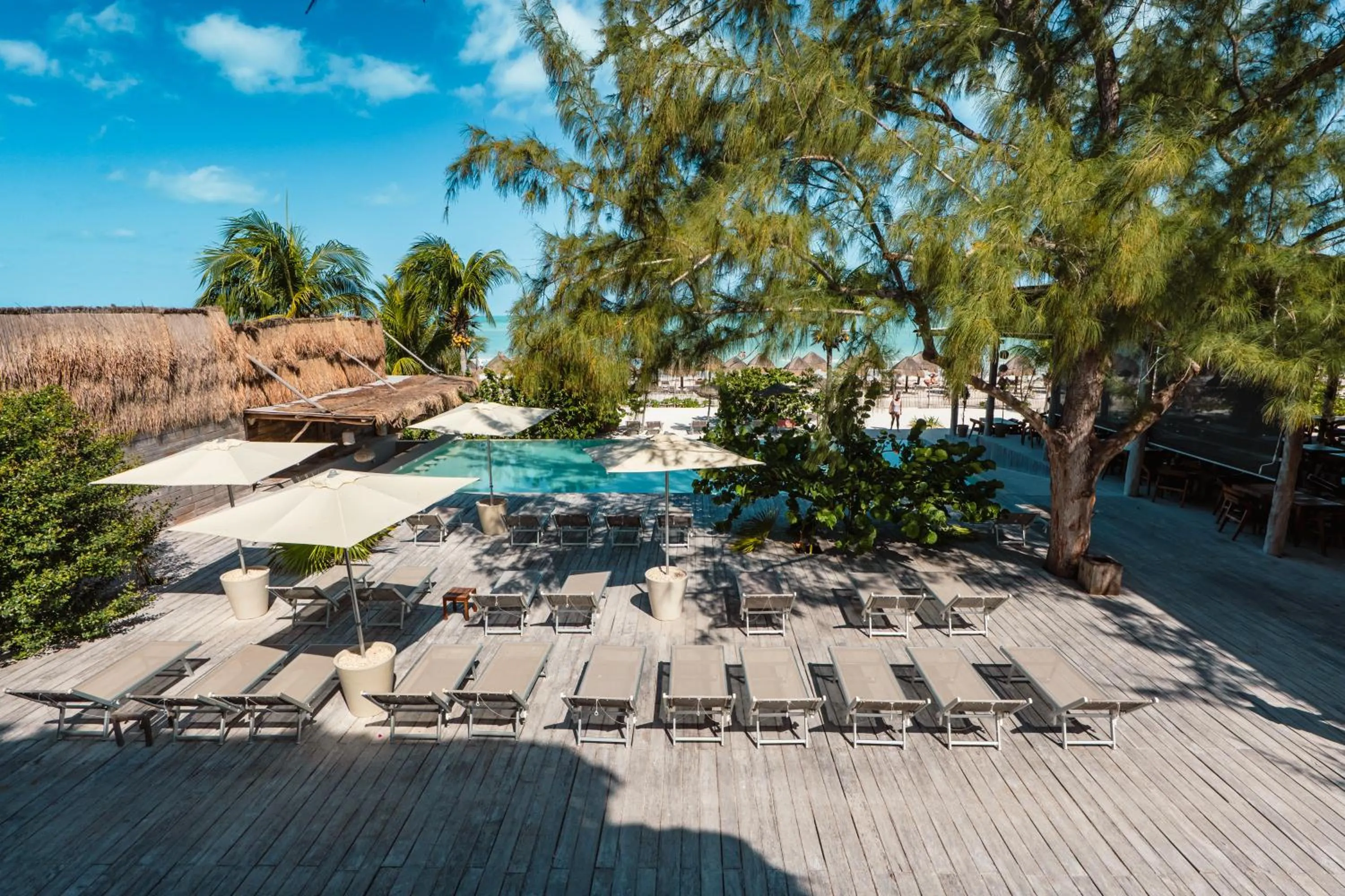 Pool view in My Blue Hotel Holbox