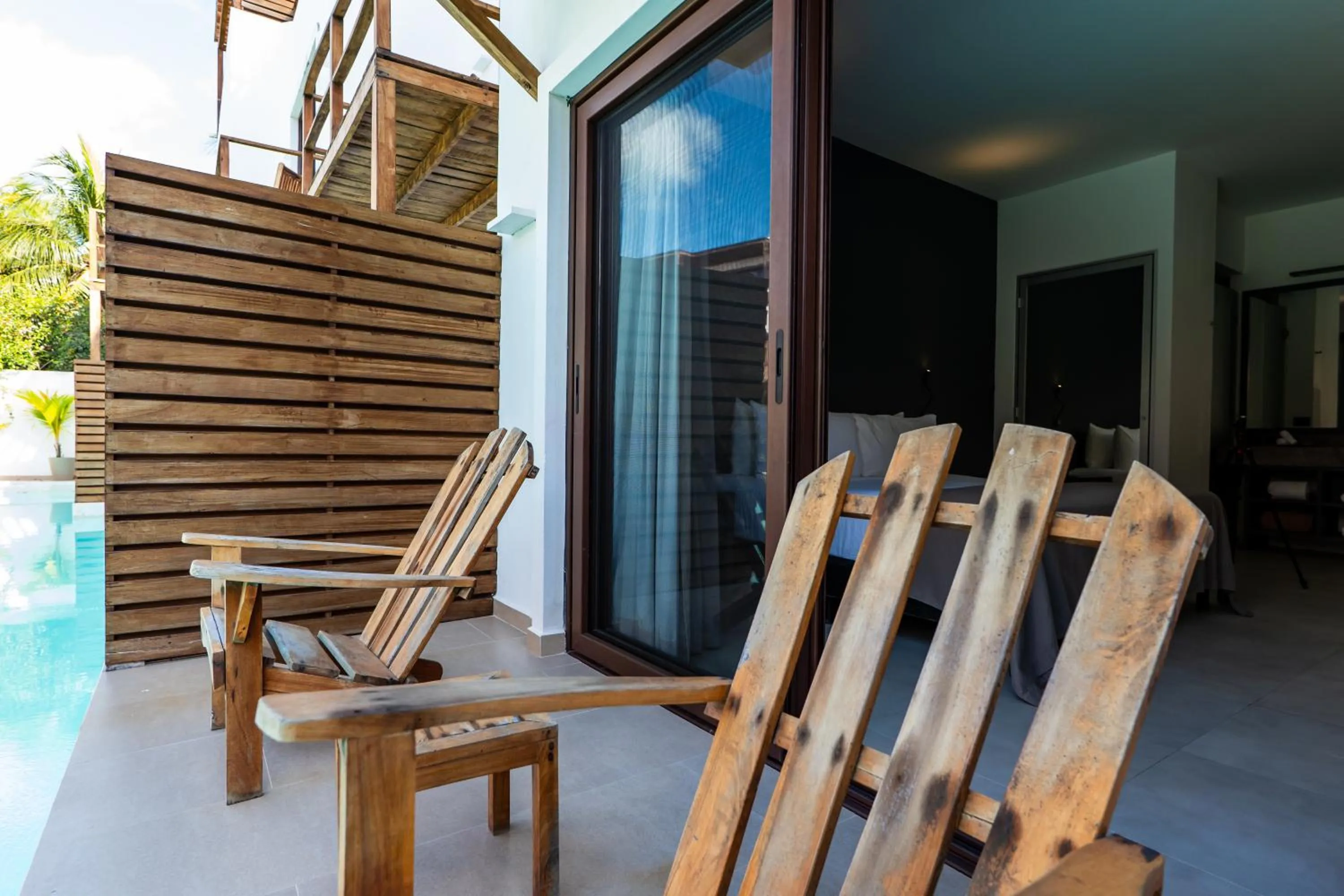 Bedroom in My Blue Hotel Holbox