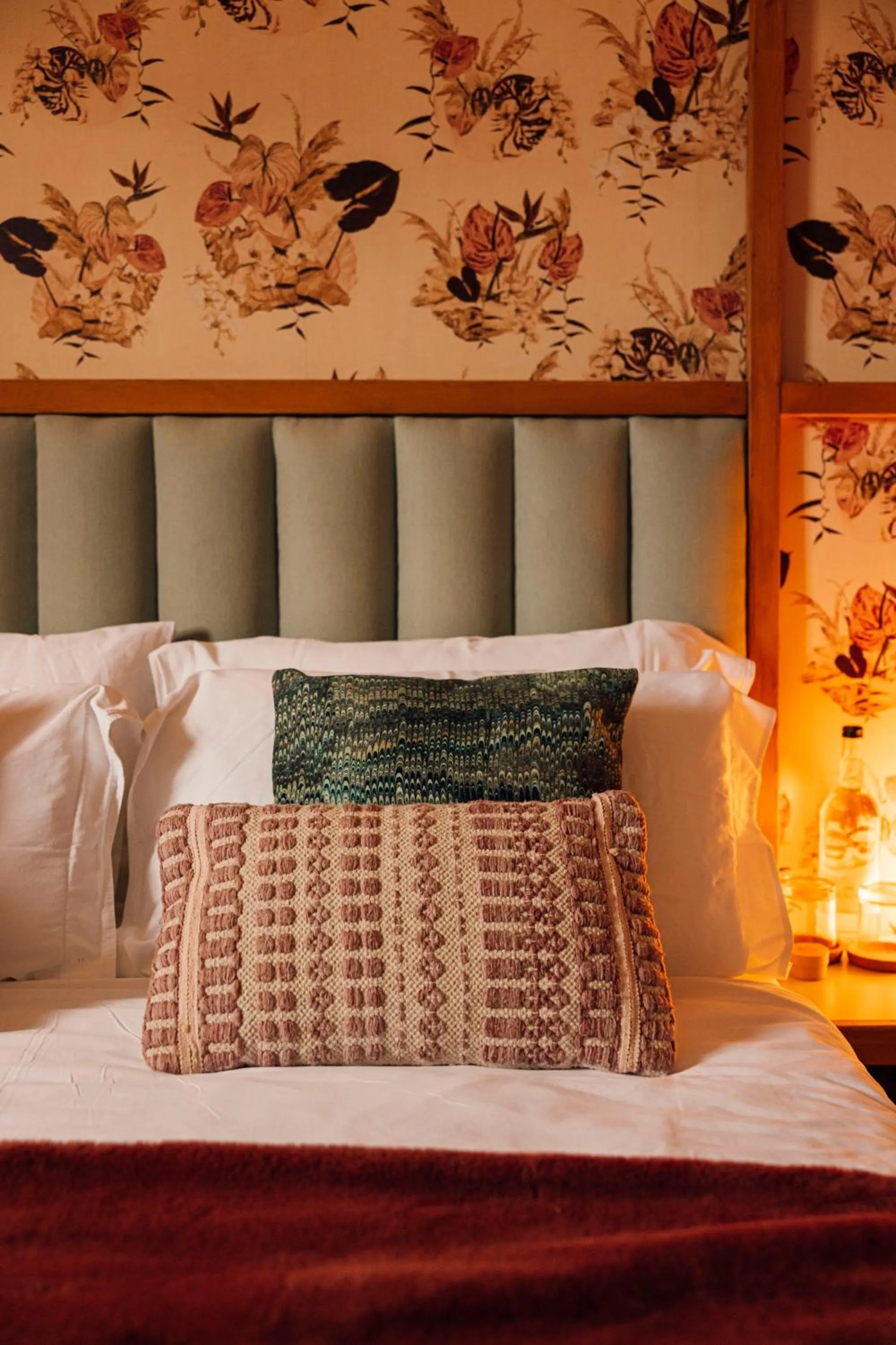 Bed in The George & Heart House