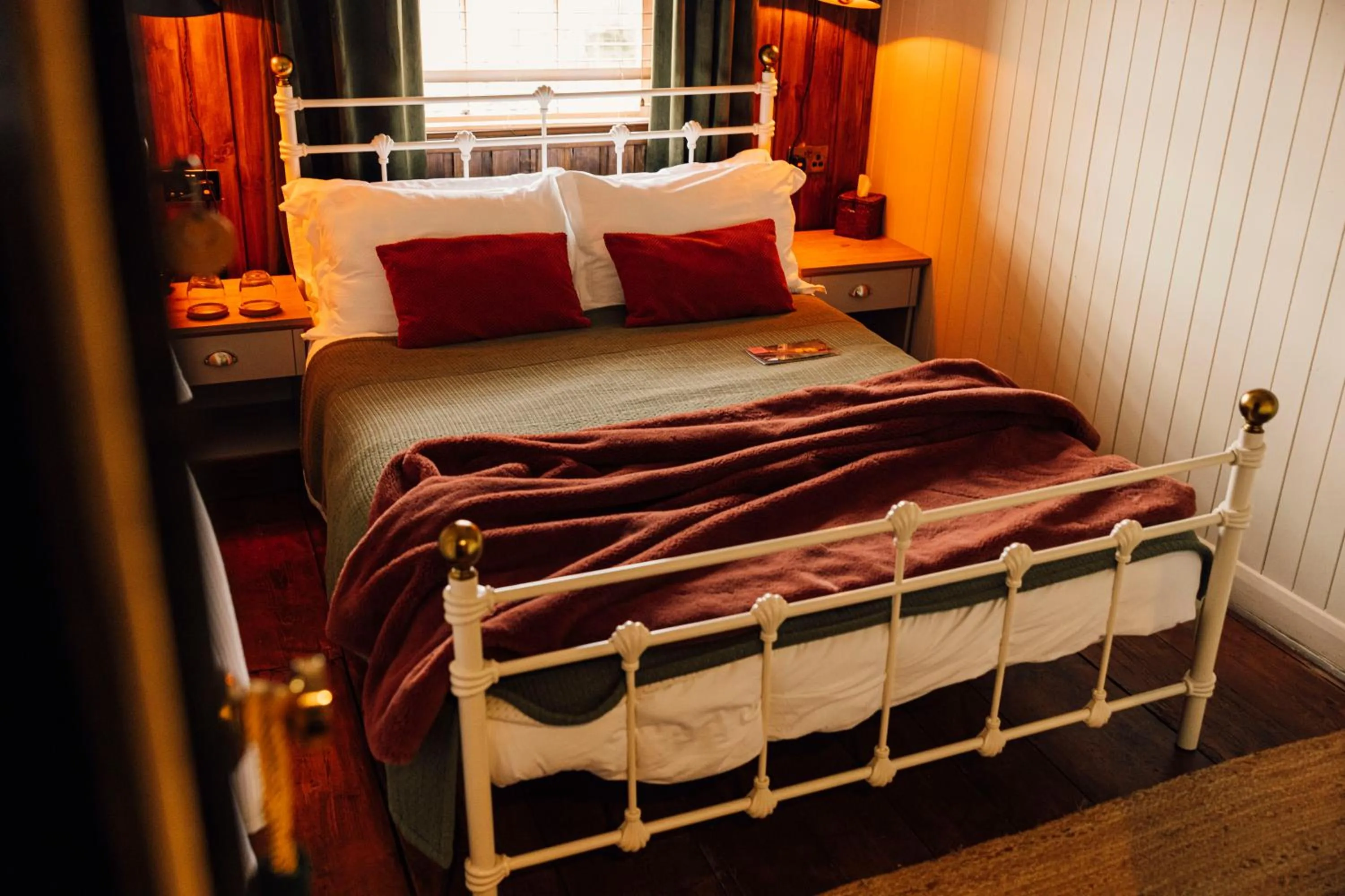 Bed in The George & Heart House