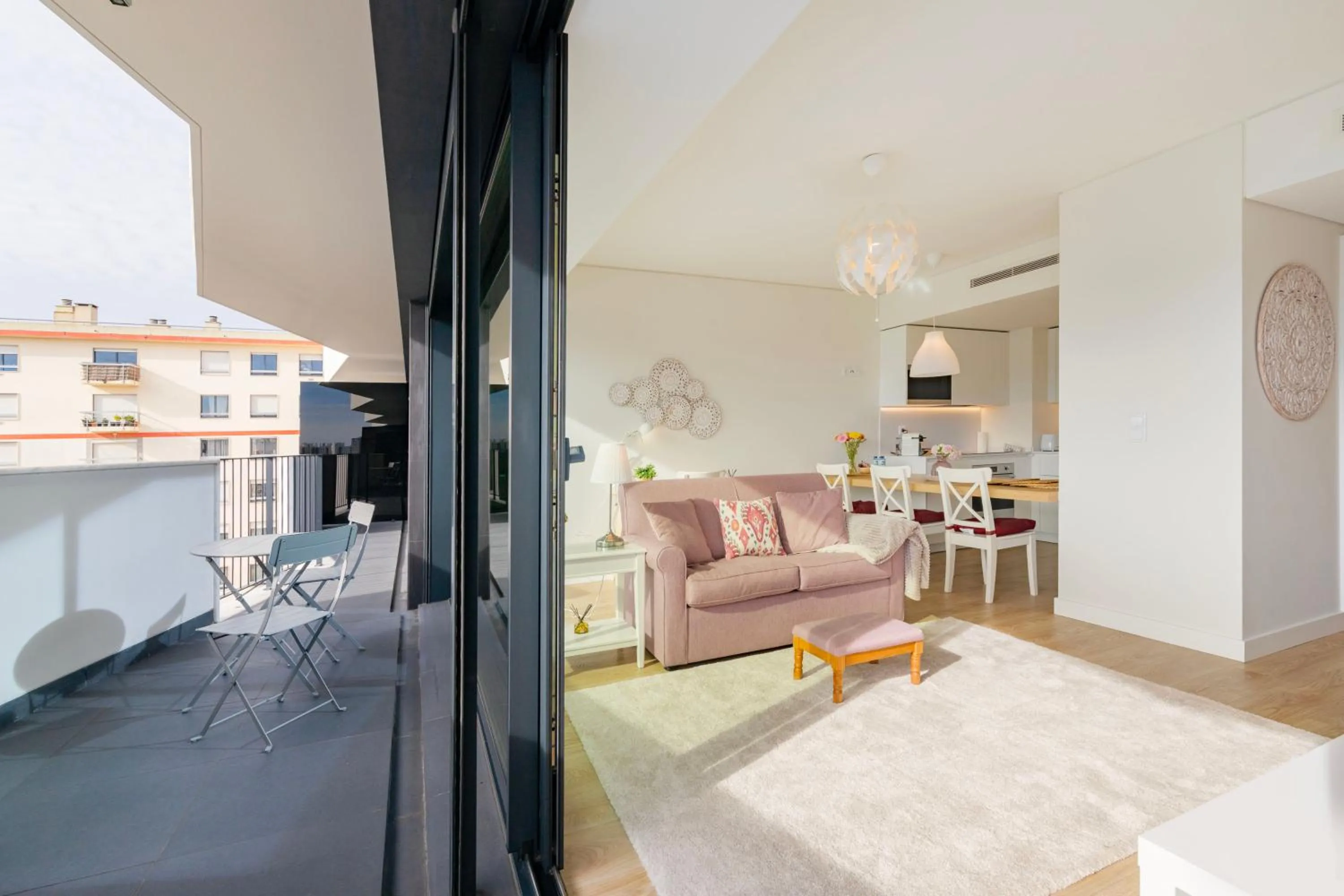 Balcony/Terrace in Apartment Lisboa Oriente