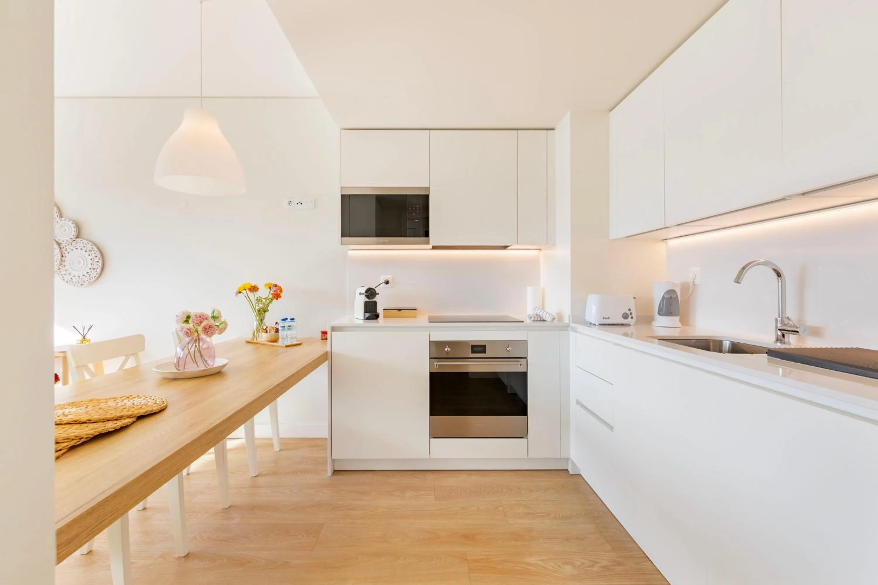 Kitchen or kitchenette in Apartment Lisboa Oriente