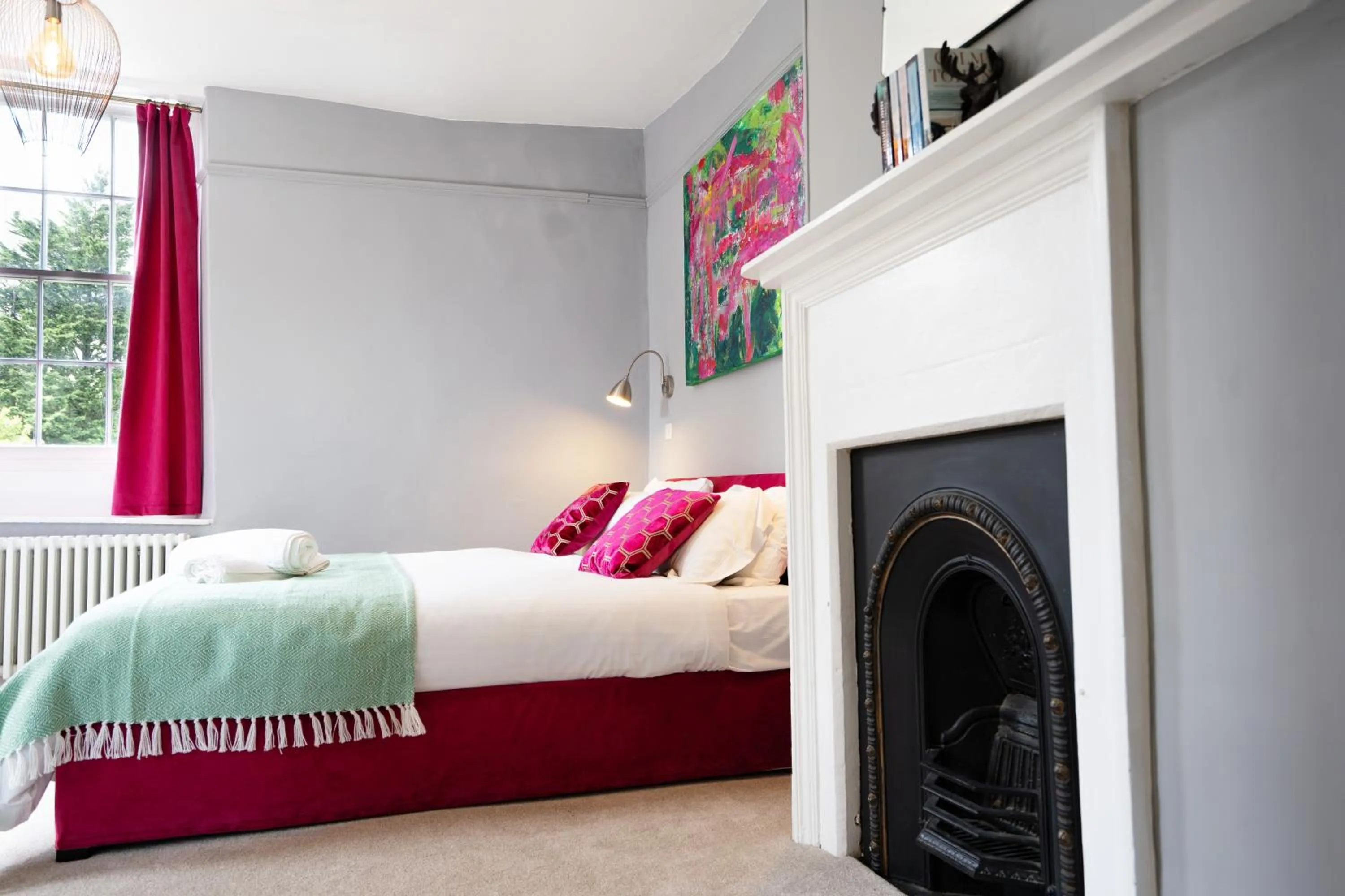 Bed in The Castle Inn Bradford on Avon