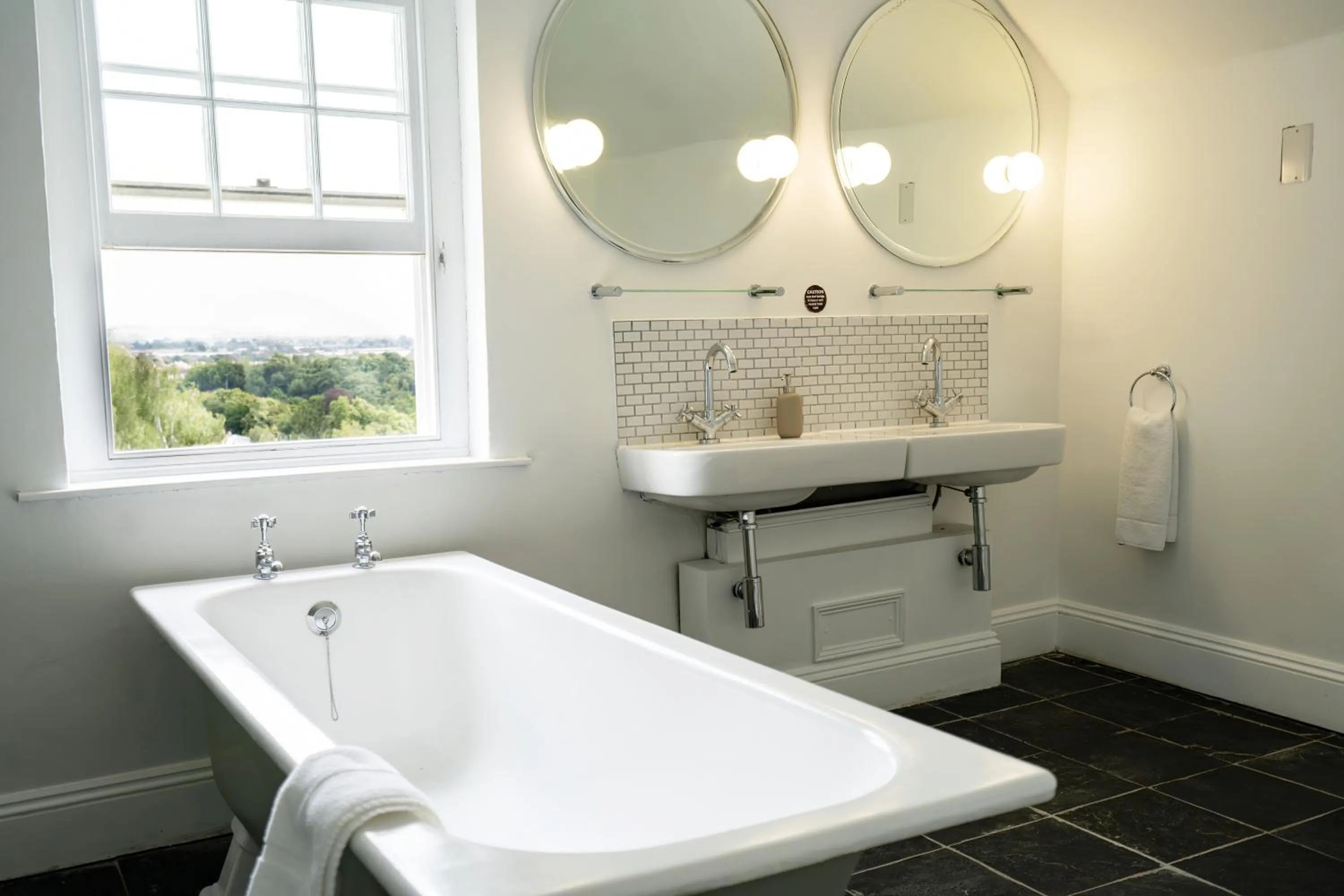 Bathroom in The Castle Inn Bradford on Avon