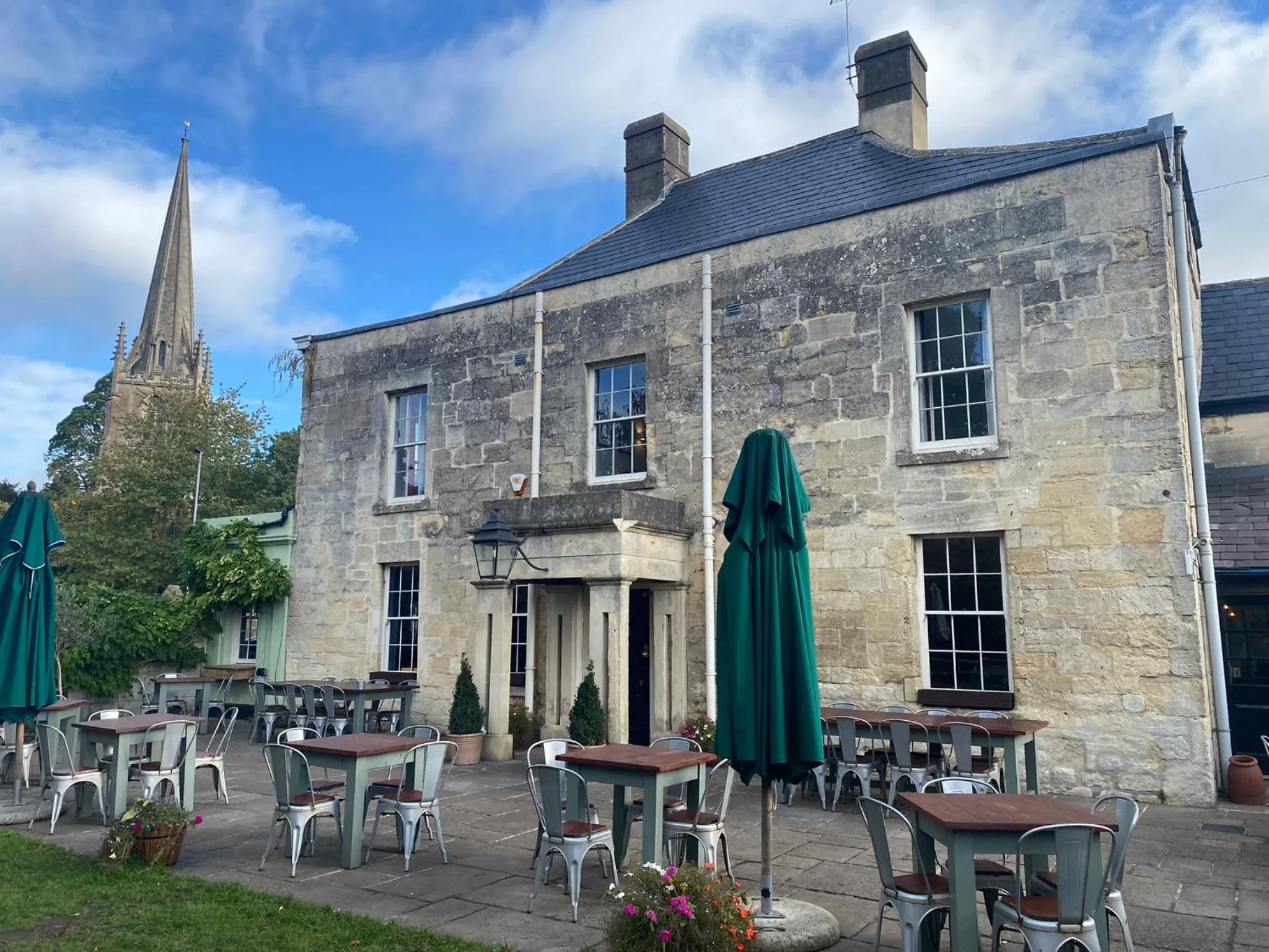Balcony/Terrace in The Castle Inn Bradford on Avon