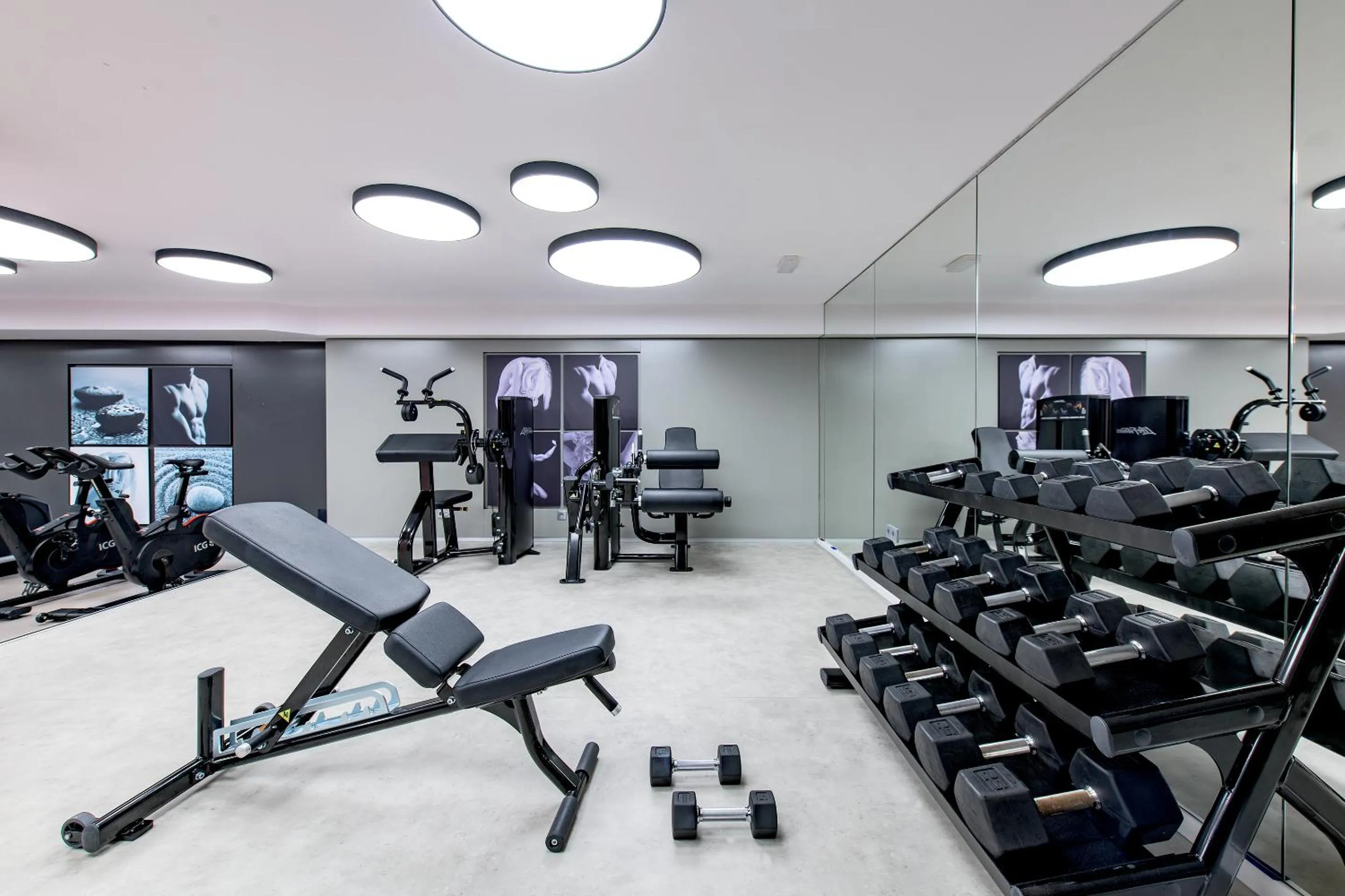 Fitness centre/facilities in Hotel Garbi Ibiza & Spa