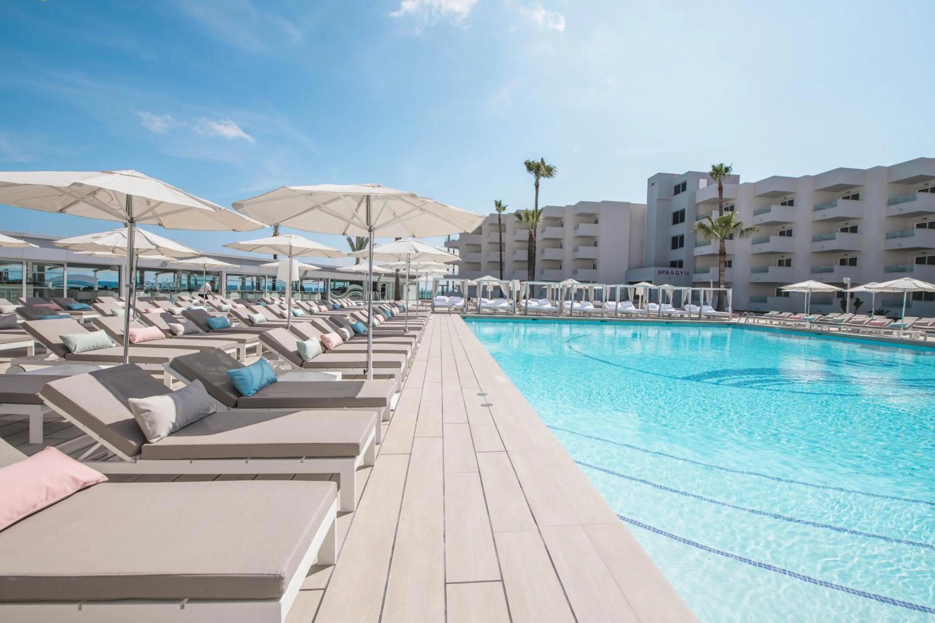 Pool view in Hotel Garbi Ibiza & Spa