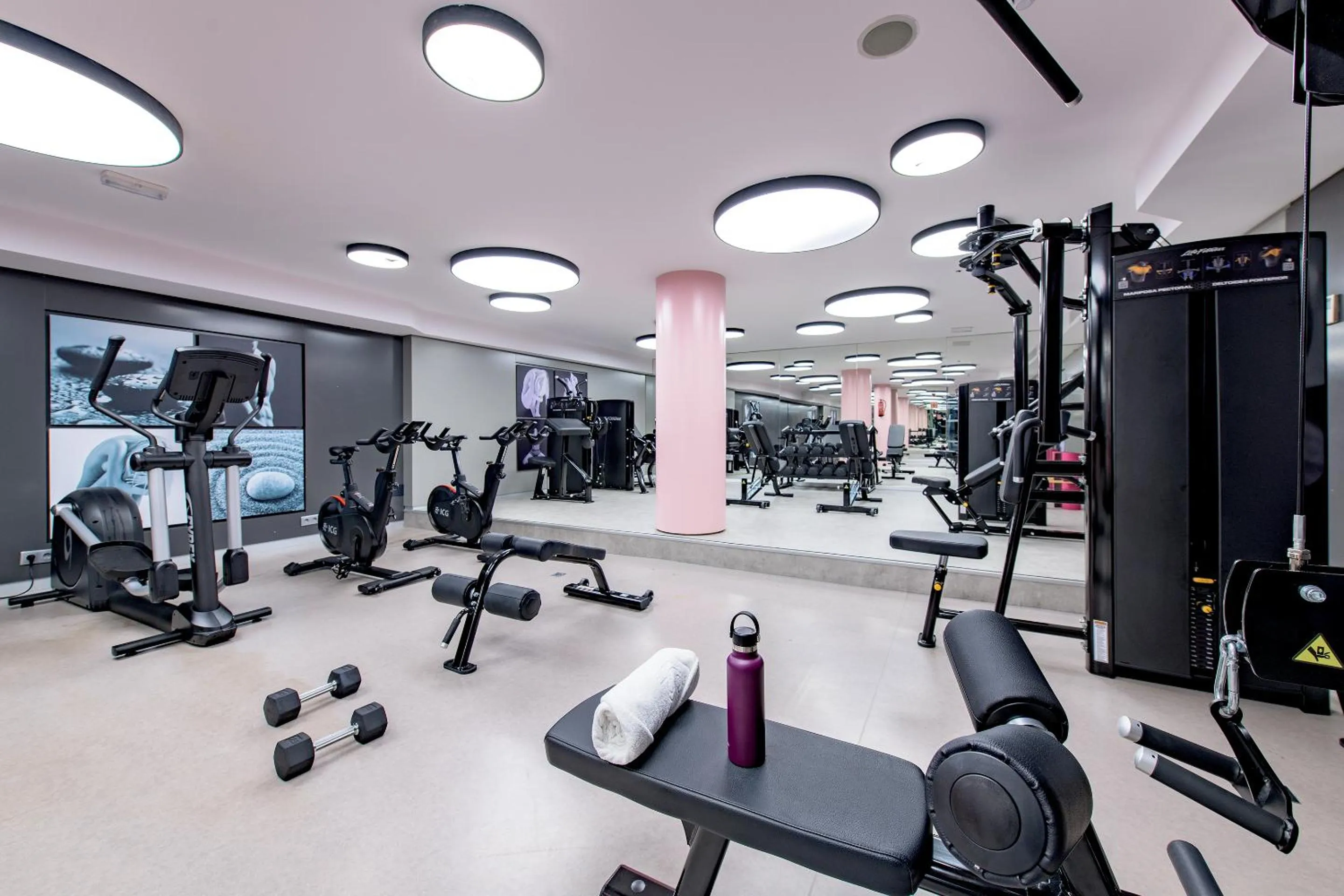 Fitness centre/facilities in Hotel Garbi Ibiza & Spa
