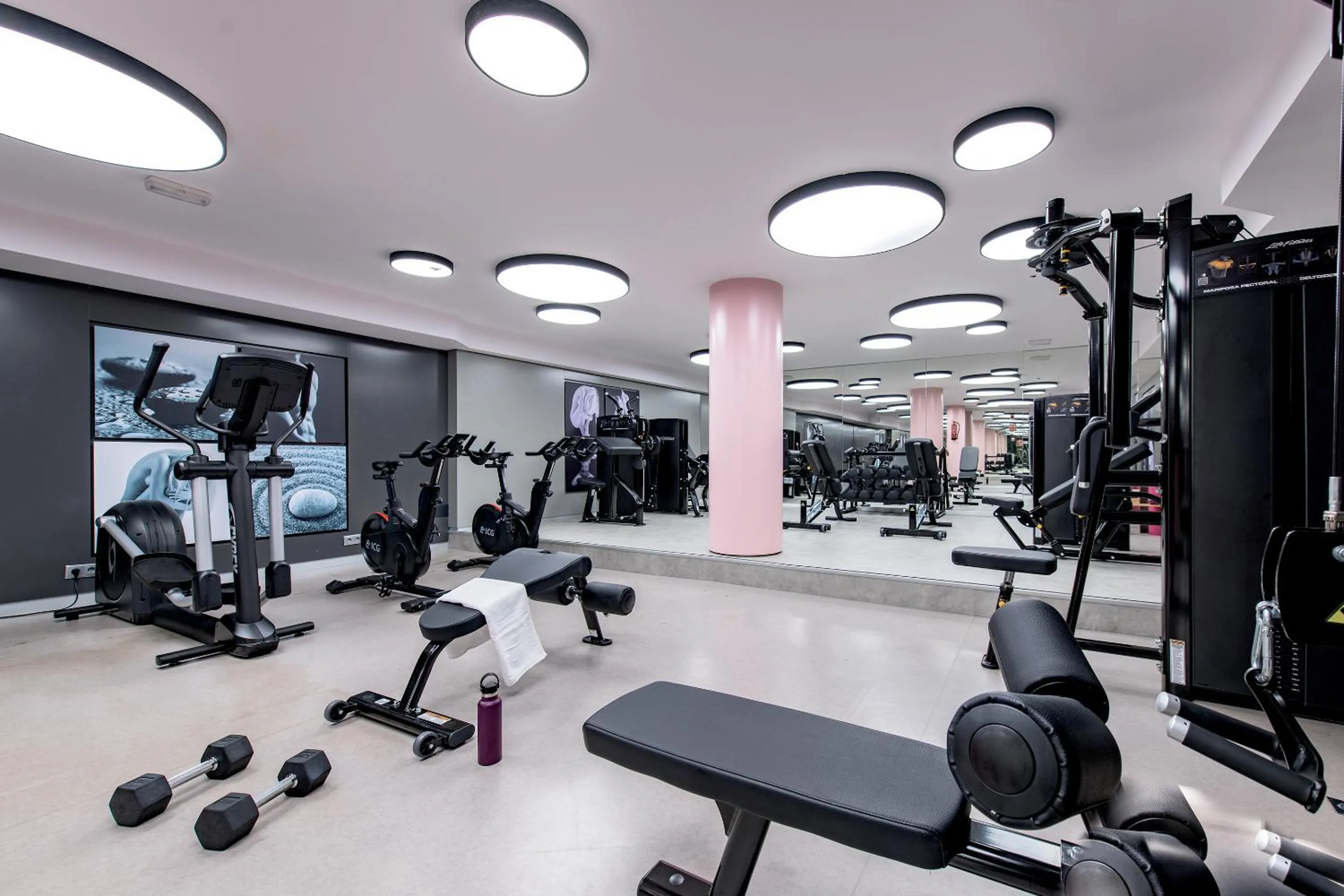 Fitness centre/facilities in Hotel Garbi Ibiza & Spa