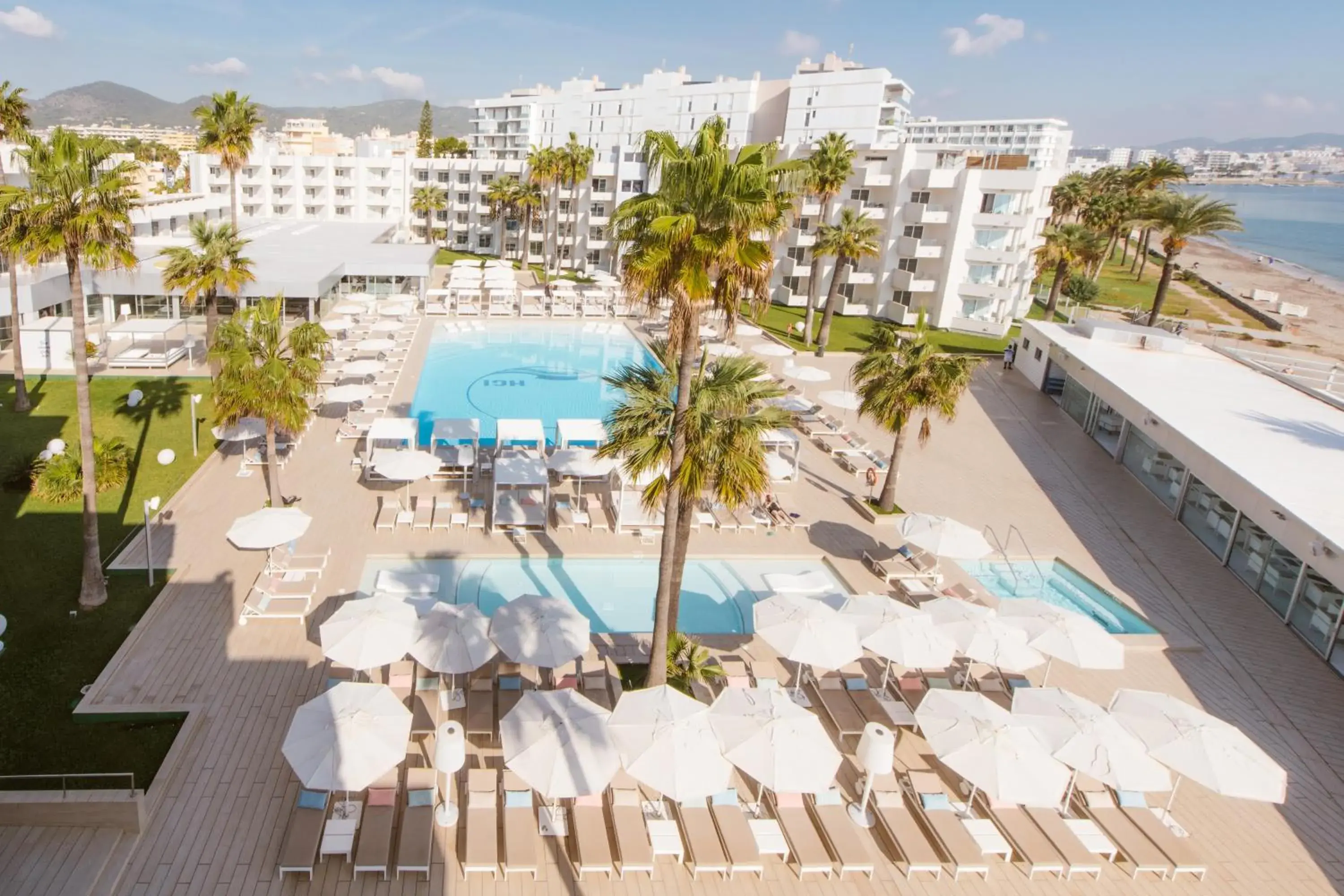 Pool view in Hotel Garbi Ibiza & Spa Pool view in Hotel Garbi Ibiza & Spa