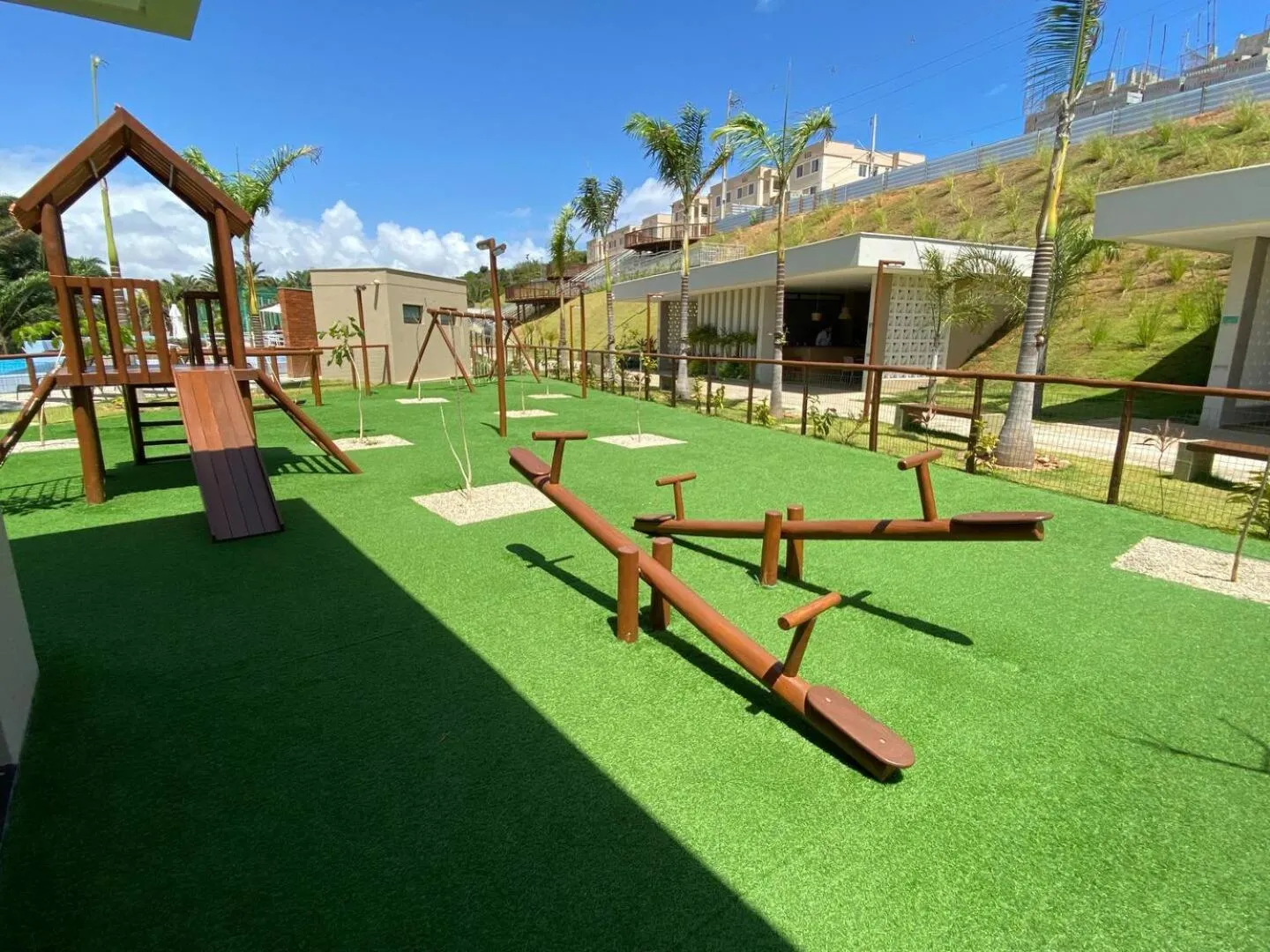 Children play ground in Mirantes 59 Apto próximo à Ponta Negra e Cotovelo