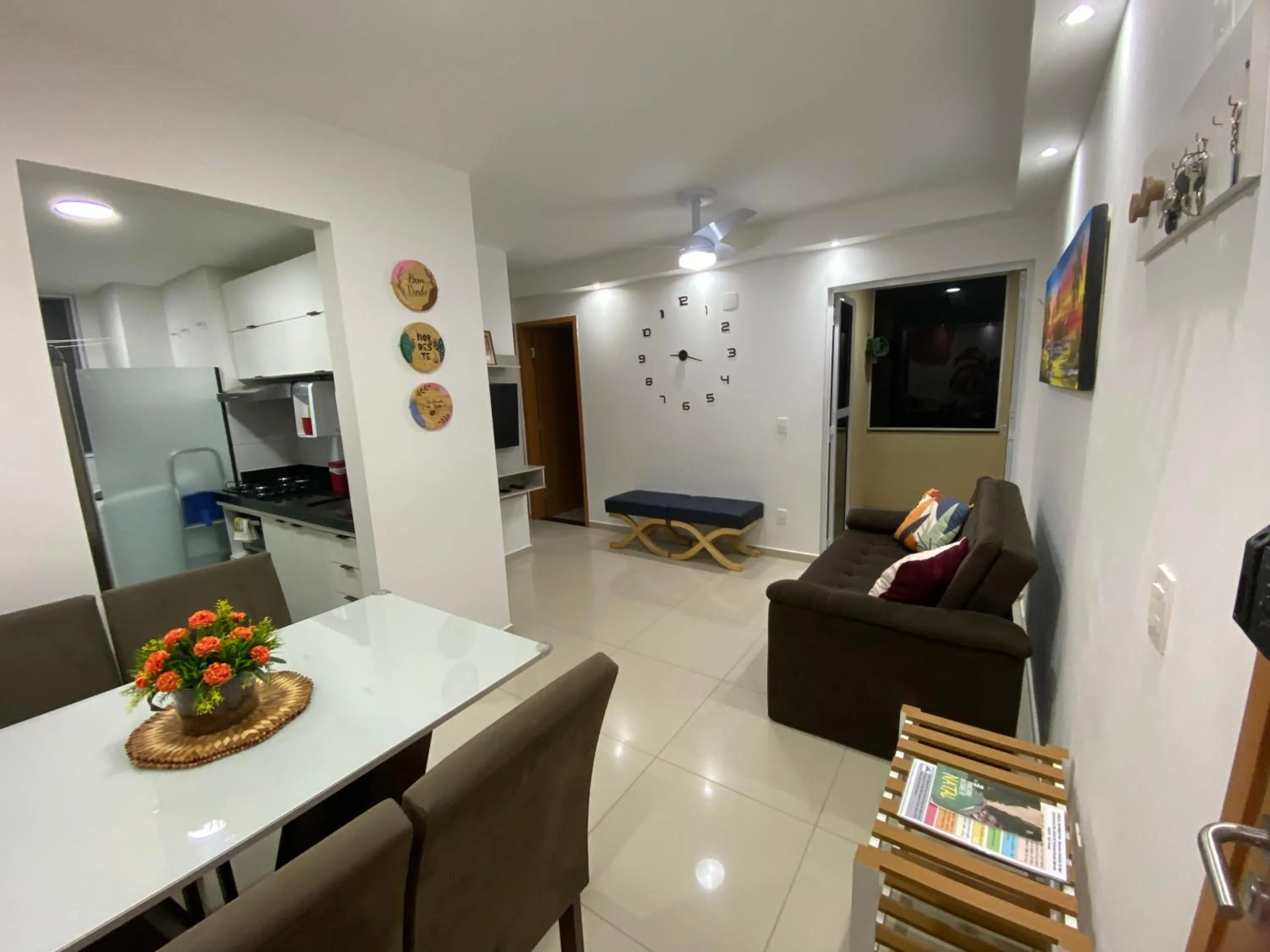 Living room in Mirantes 59 Apto próximo à Ponta Negra e Cotovelo