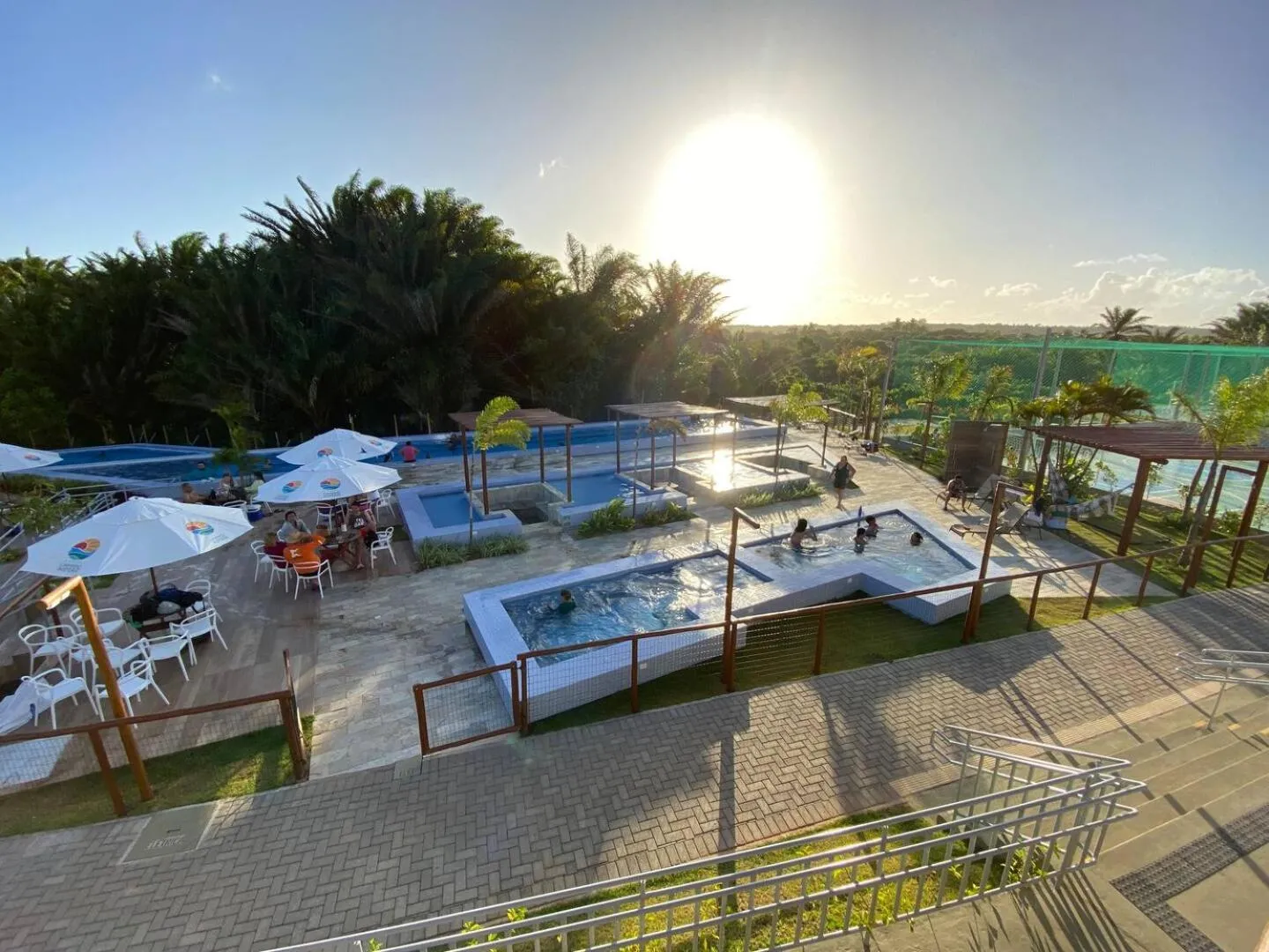 Pool view in Mirantes 59 Apto próximo à Ponta Negra e Cotovelo