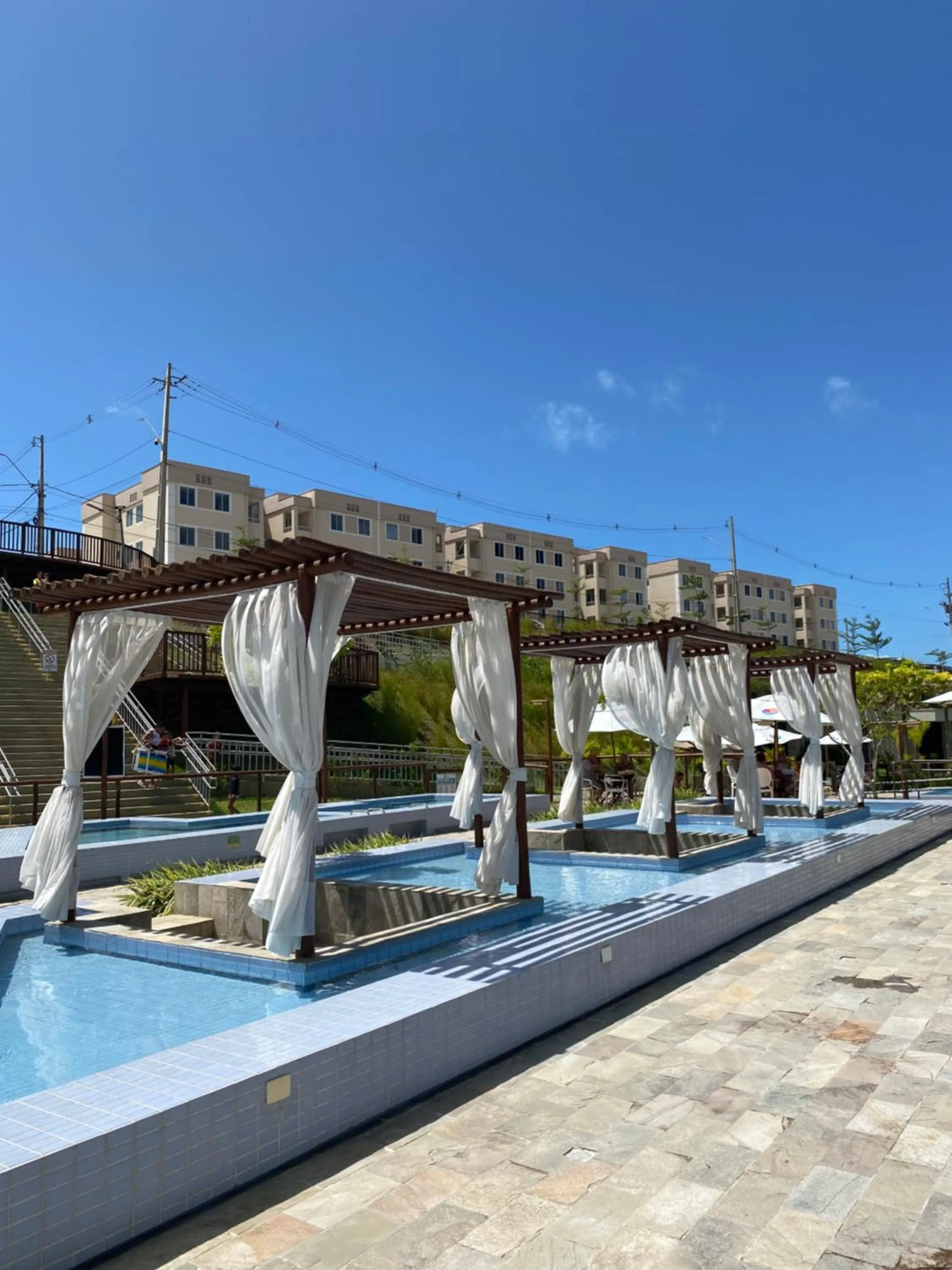 Pool view in Mirantes 59 Apto próximo à Ponta Negra e Cotovelo