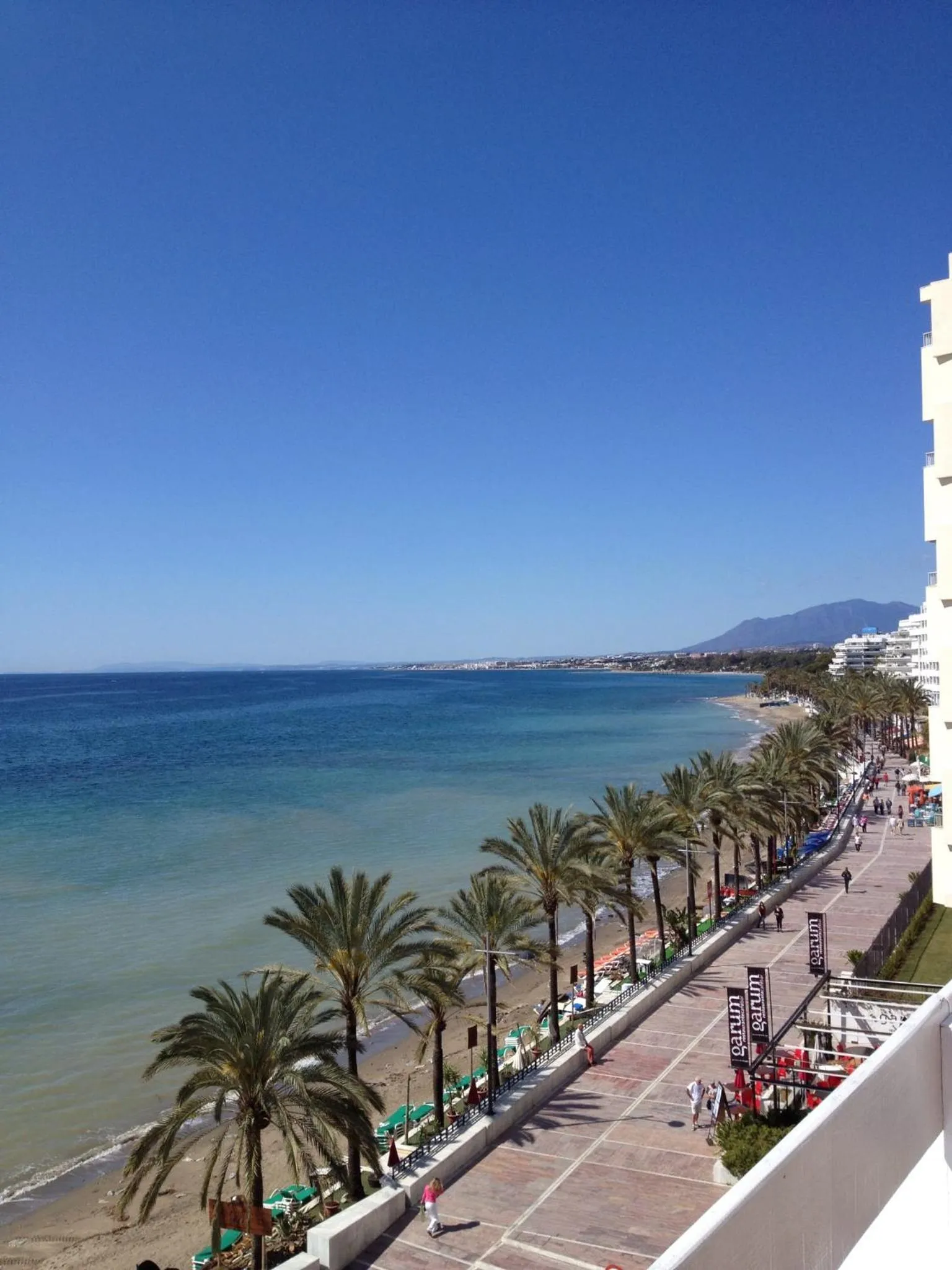 Beach in Puerto Azul Marbella