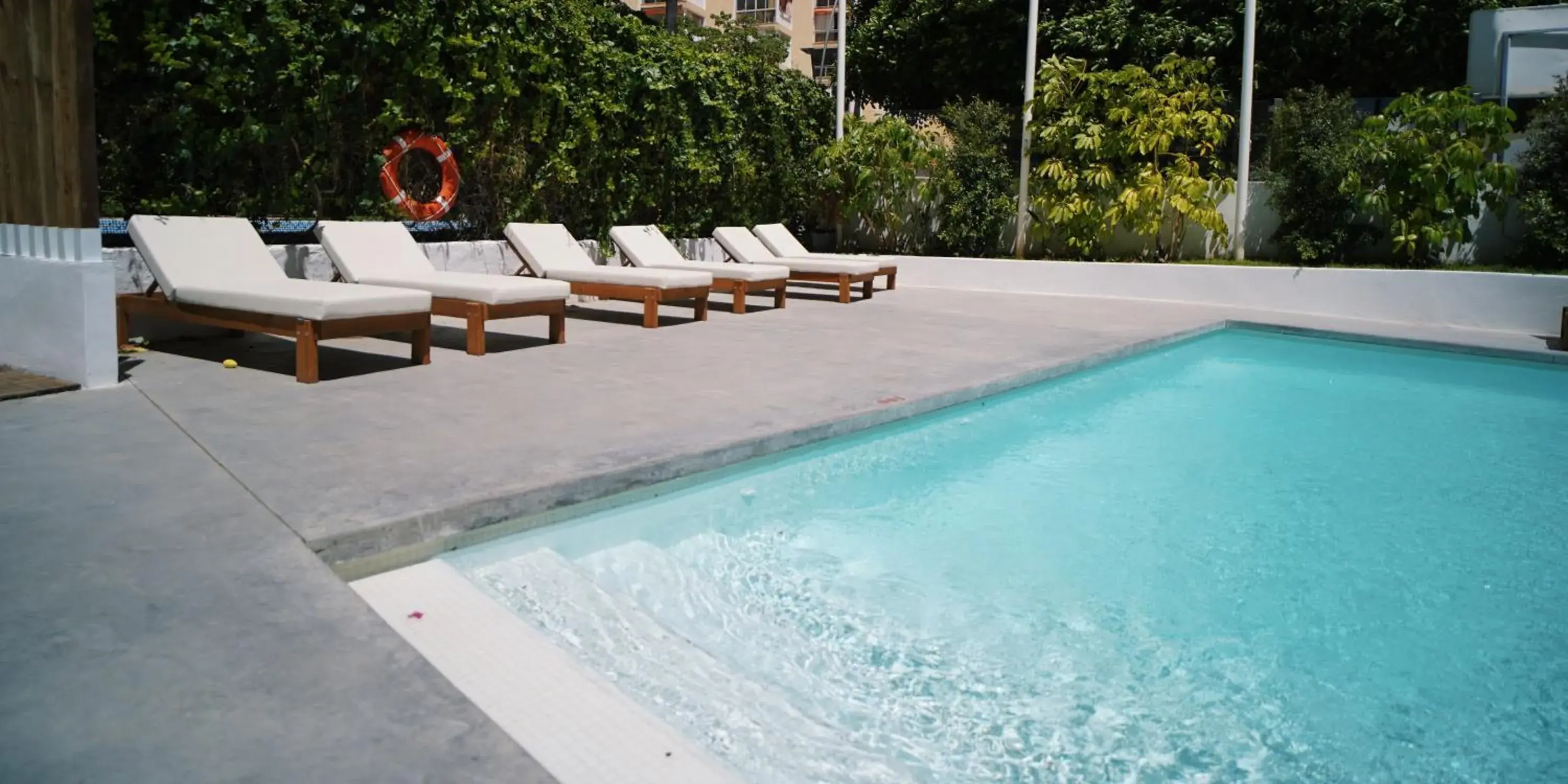 Swimming pool in Puerto Azul Marbella Swimming pool in Puerto Azul Marbella