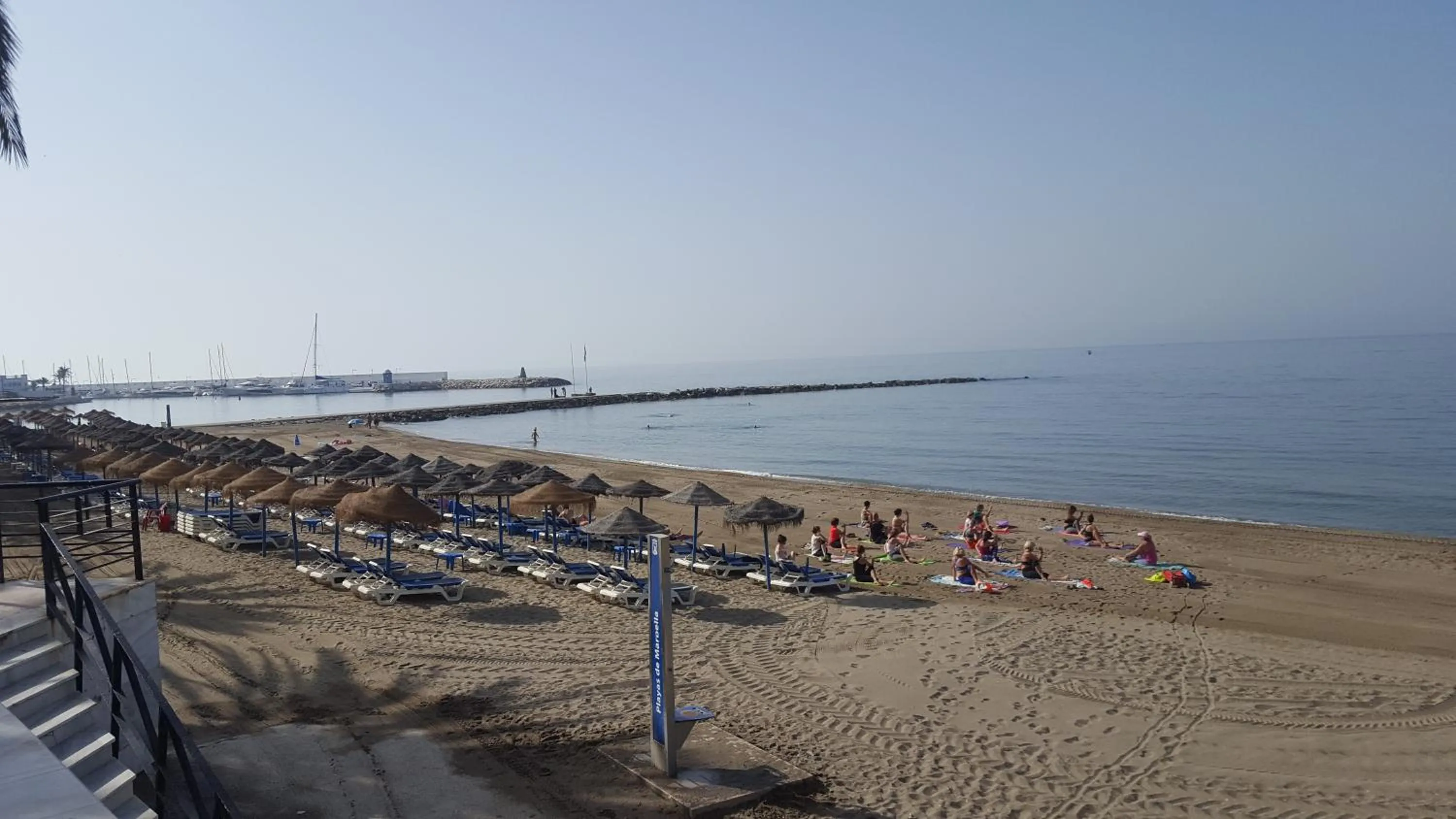 Beach in Puerto Azul Marbella