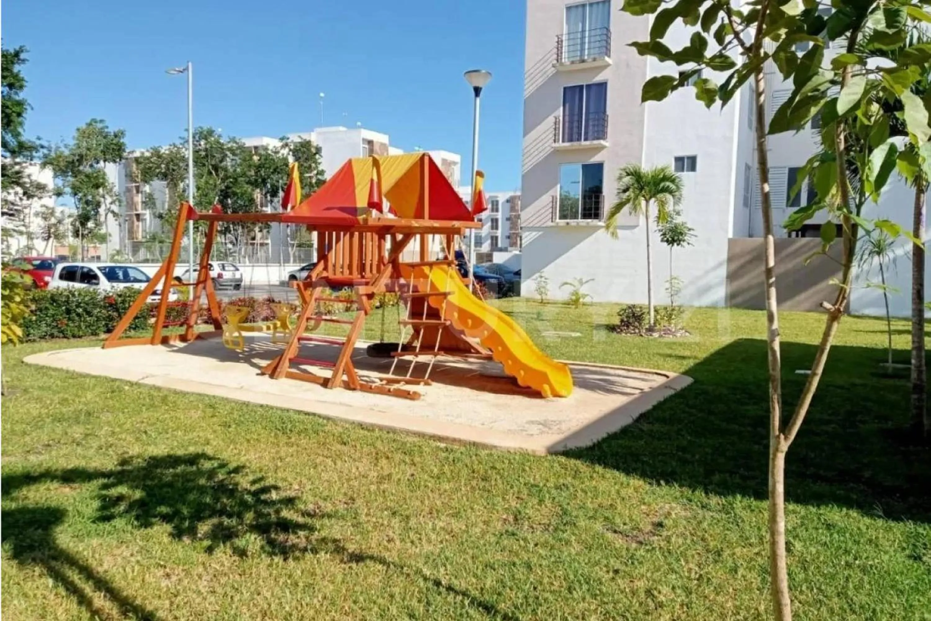 Children play ground in Caribe Turquesa, Departamento Completo, Playa del Carmen