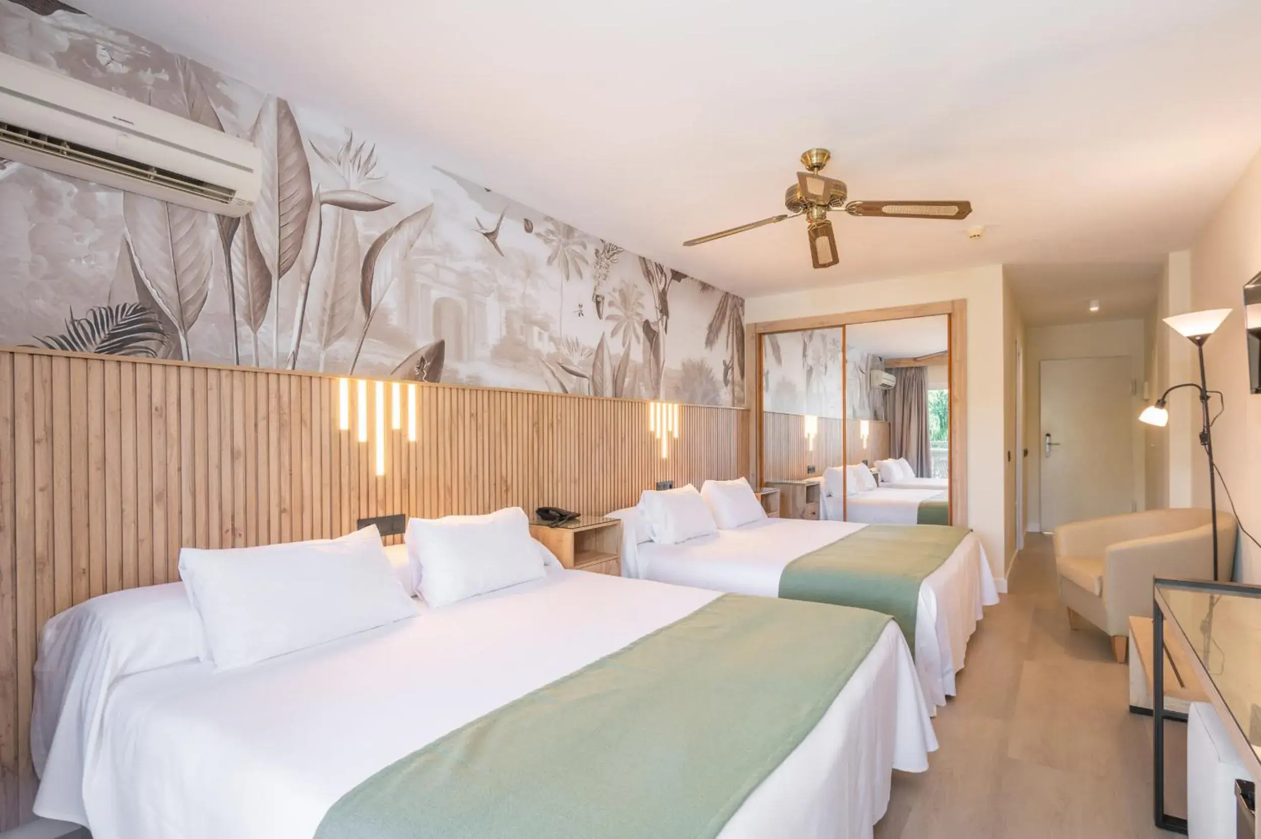 Bed in Hotel Parasol by Dorobe Bed in Hotel Parasol by Dorobe