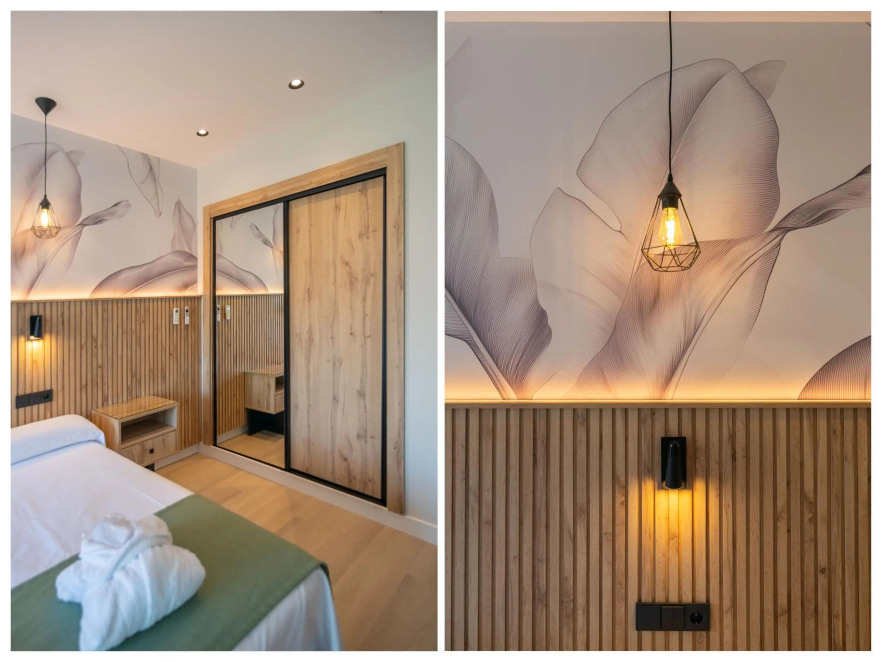 Bed in Hotel Parasol by Dorobe