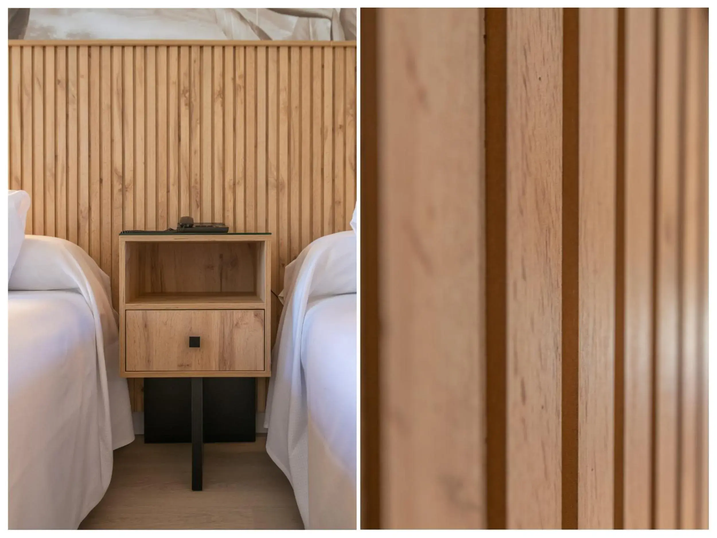 Decorative detail, Bed in Hotel Parasol by Dorobe Decorative detail, Bed in Hotel Parasol by Dorobe