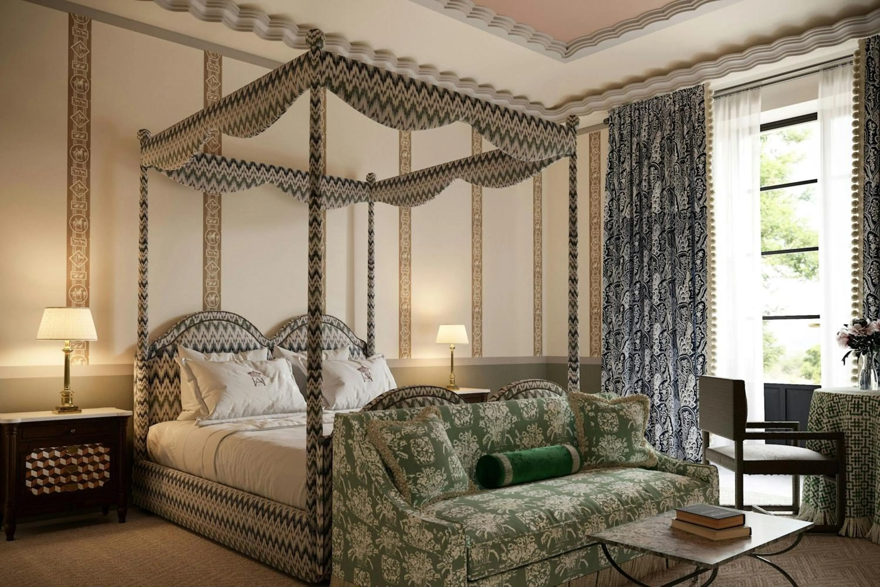 Photo of the whole room, Bed in Hotel Alfonso XIII, a Luxury Collection Hotel, Seville