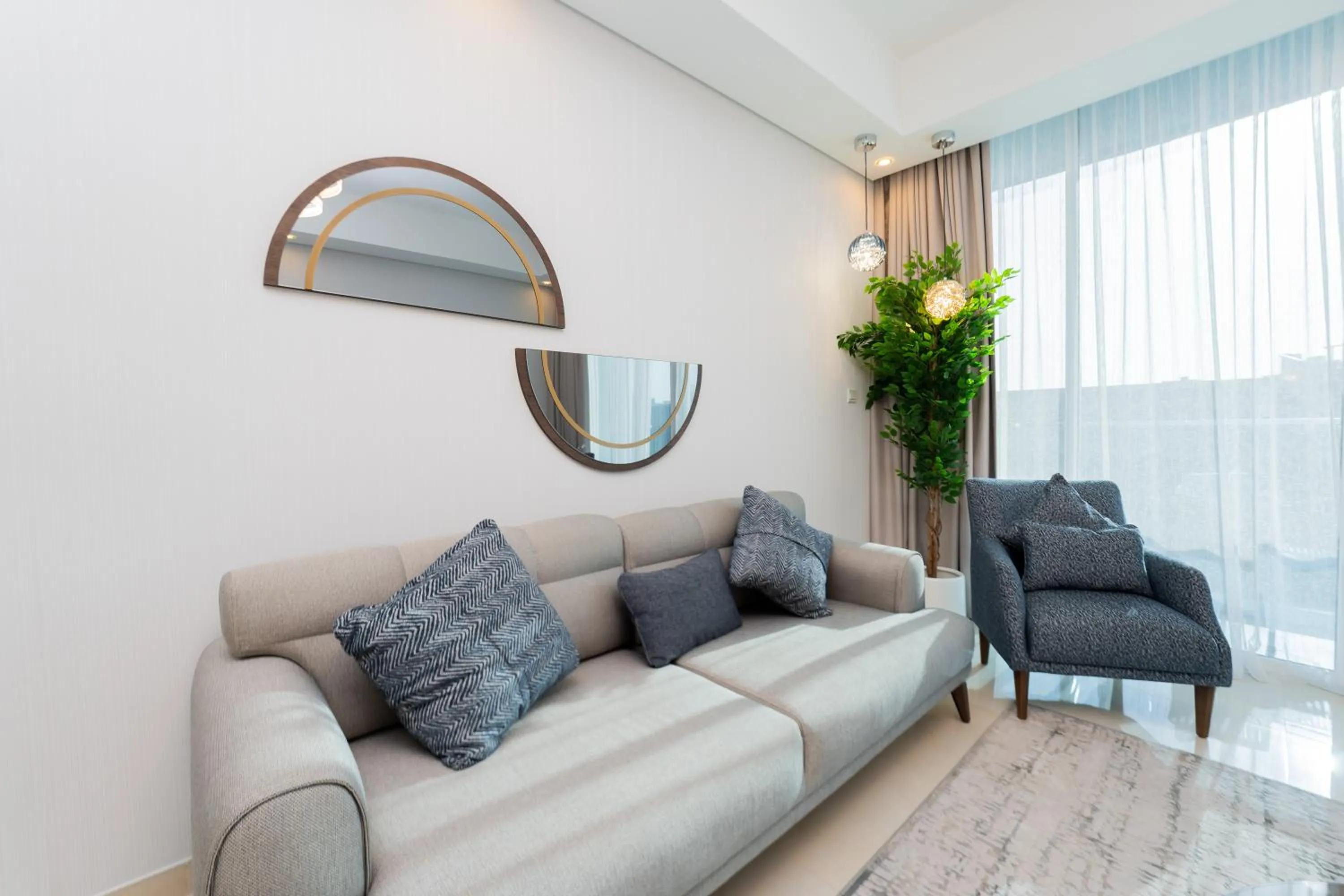 Living room in Kasco Homes Waves Tower Business Bay