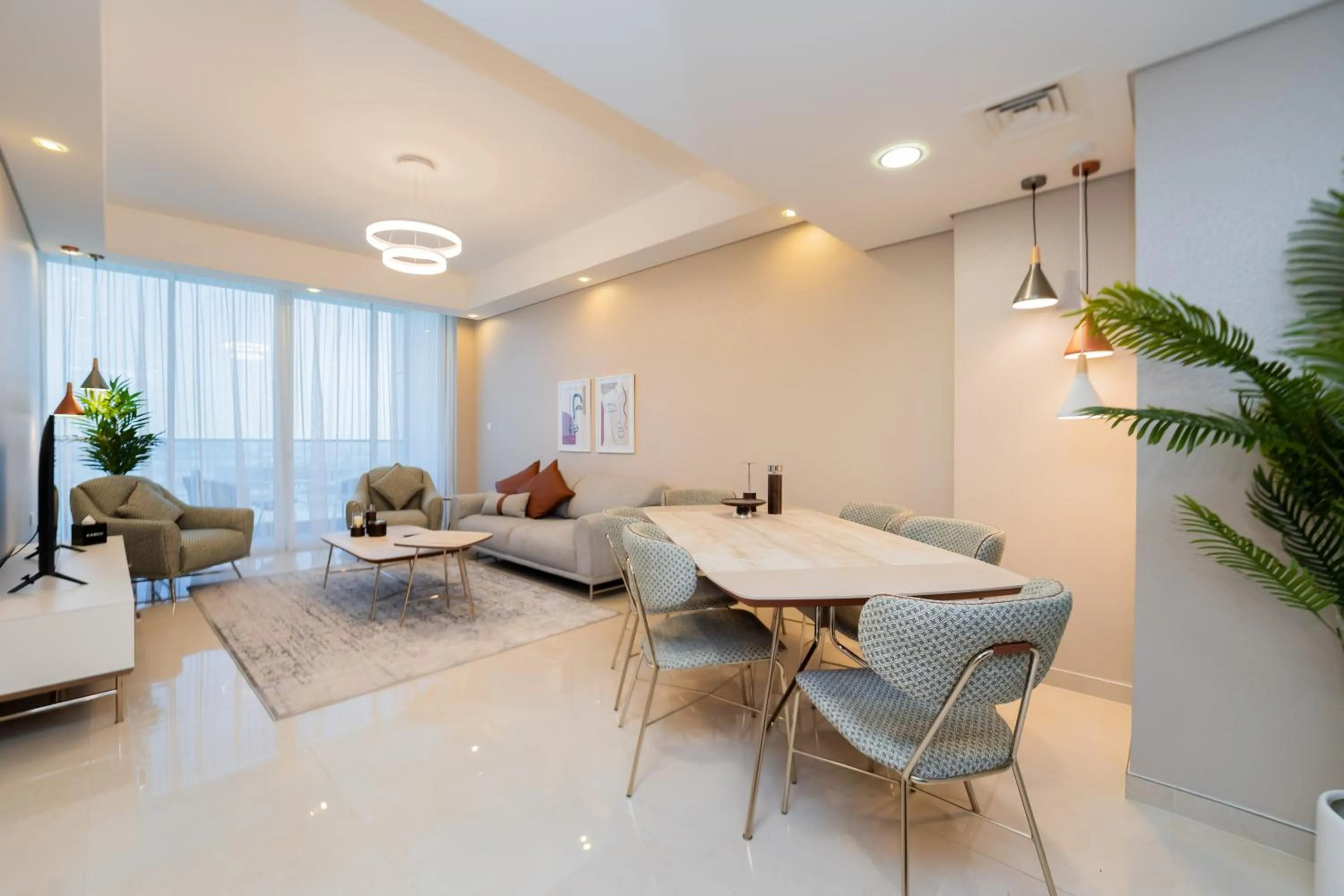 Living room in Kasco Homes Waves Tower Business Bay