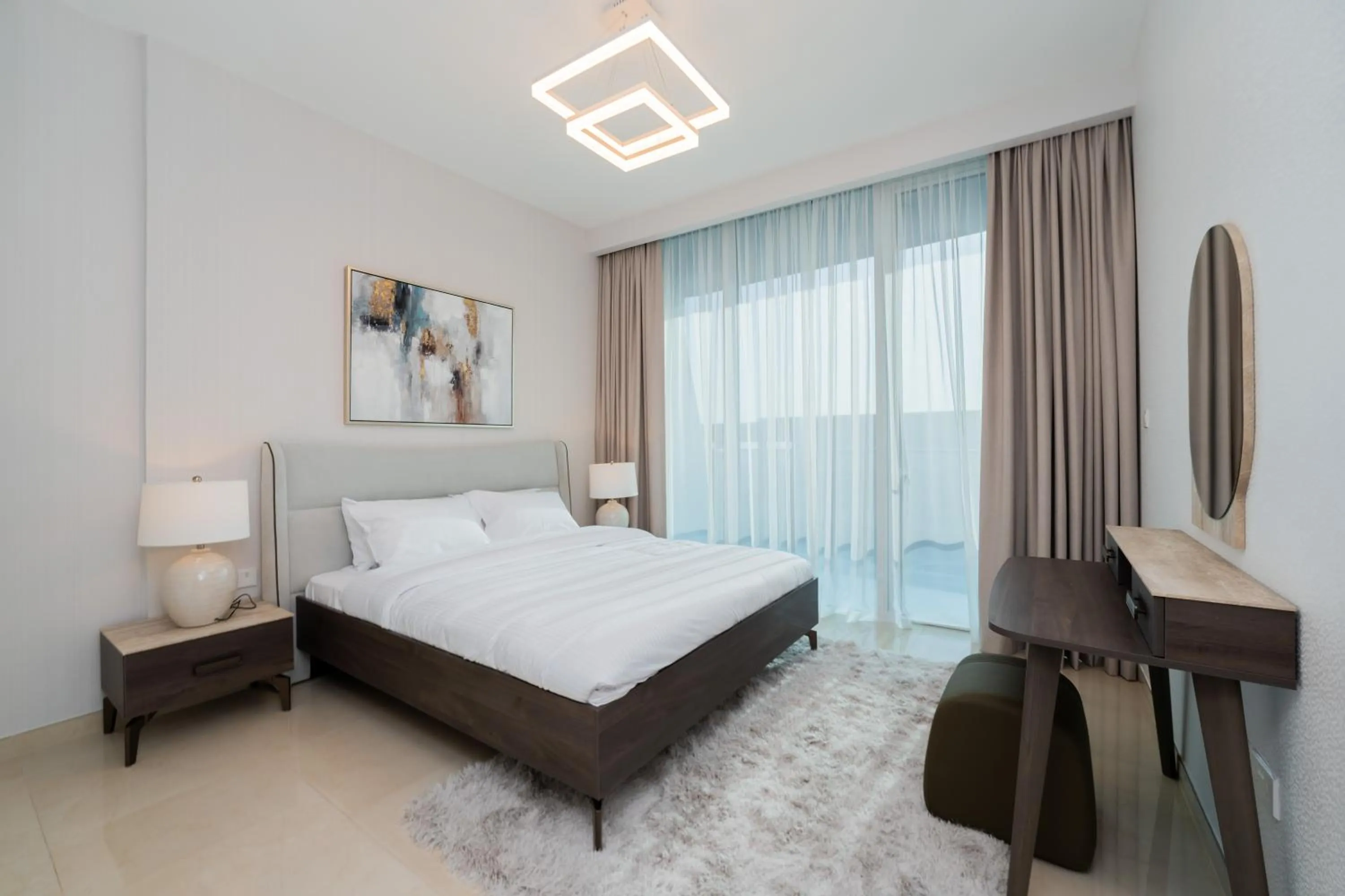 Photo of the whole room, Bed in Kasco Homes Waves Tower Business Bay